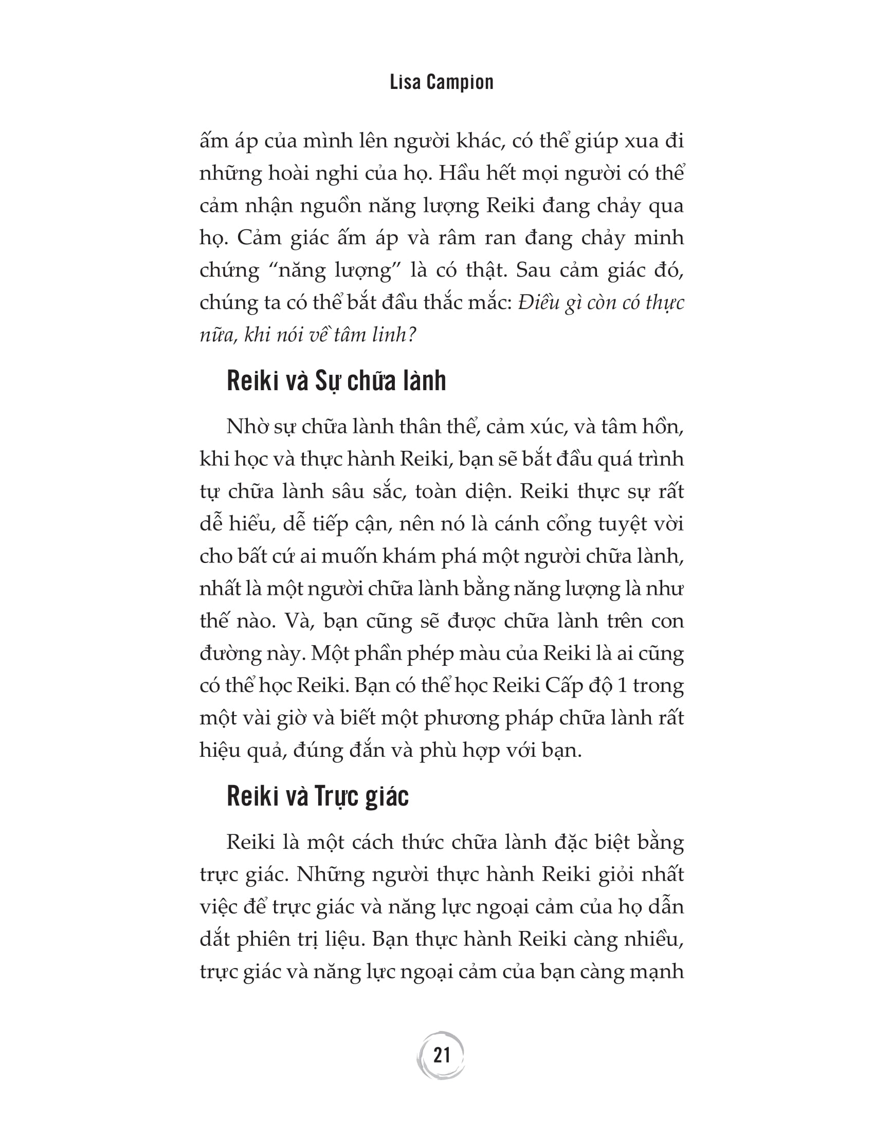 reiki - nghệ thuật chữa lành bằng năng lượng