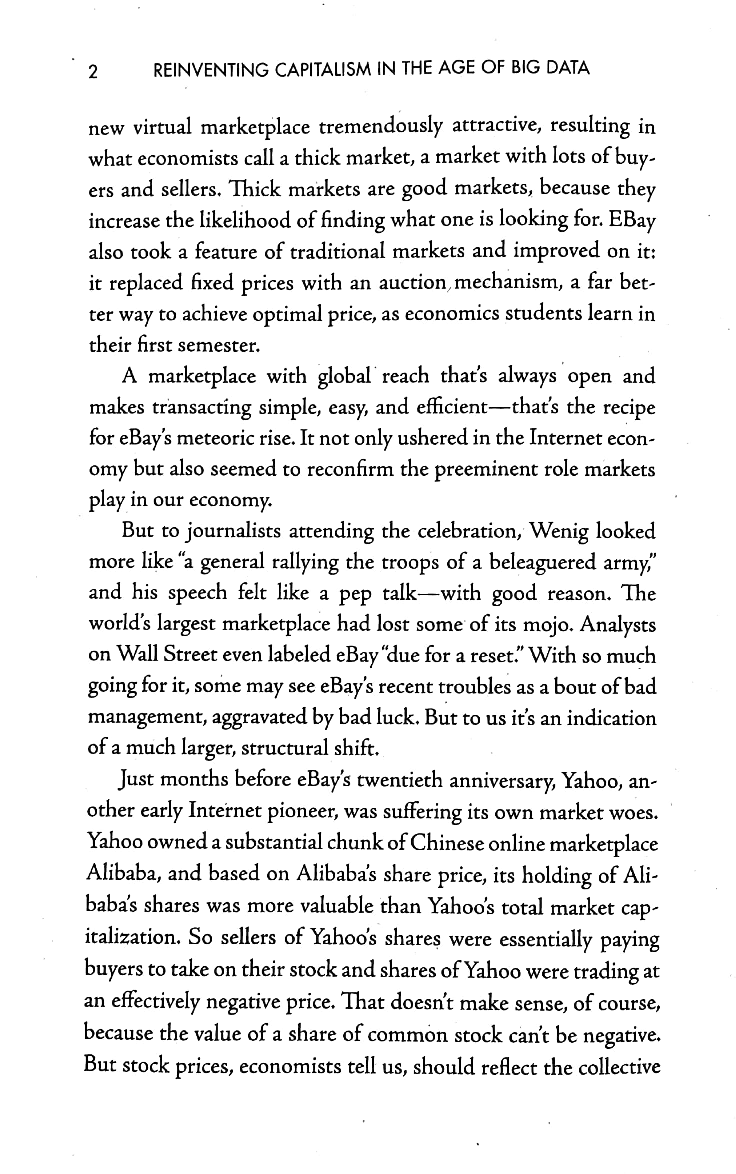 reinventing capitalism in the age of big data