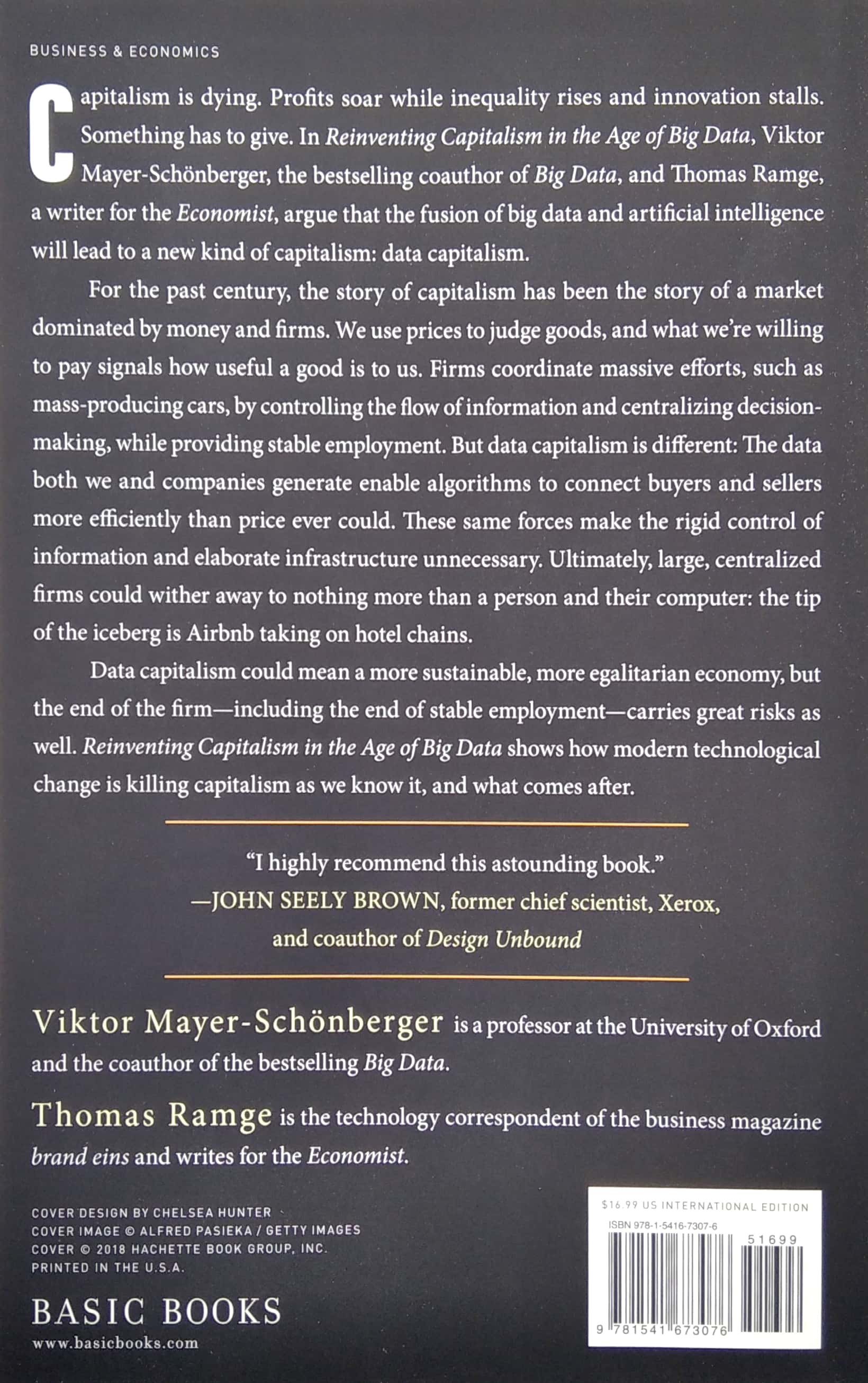 reinventing capitalism in the age of big data