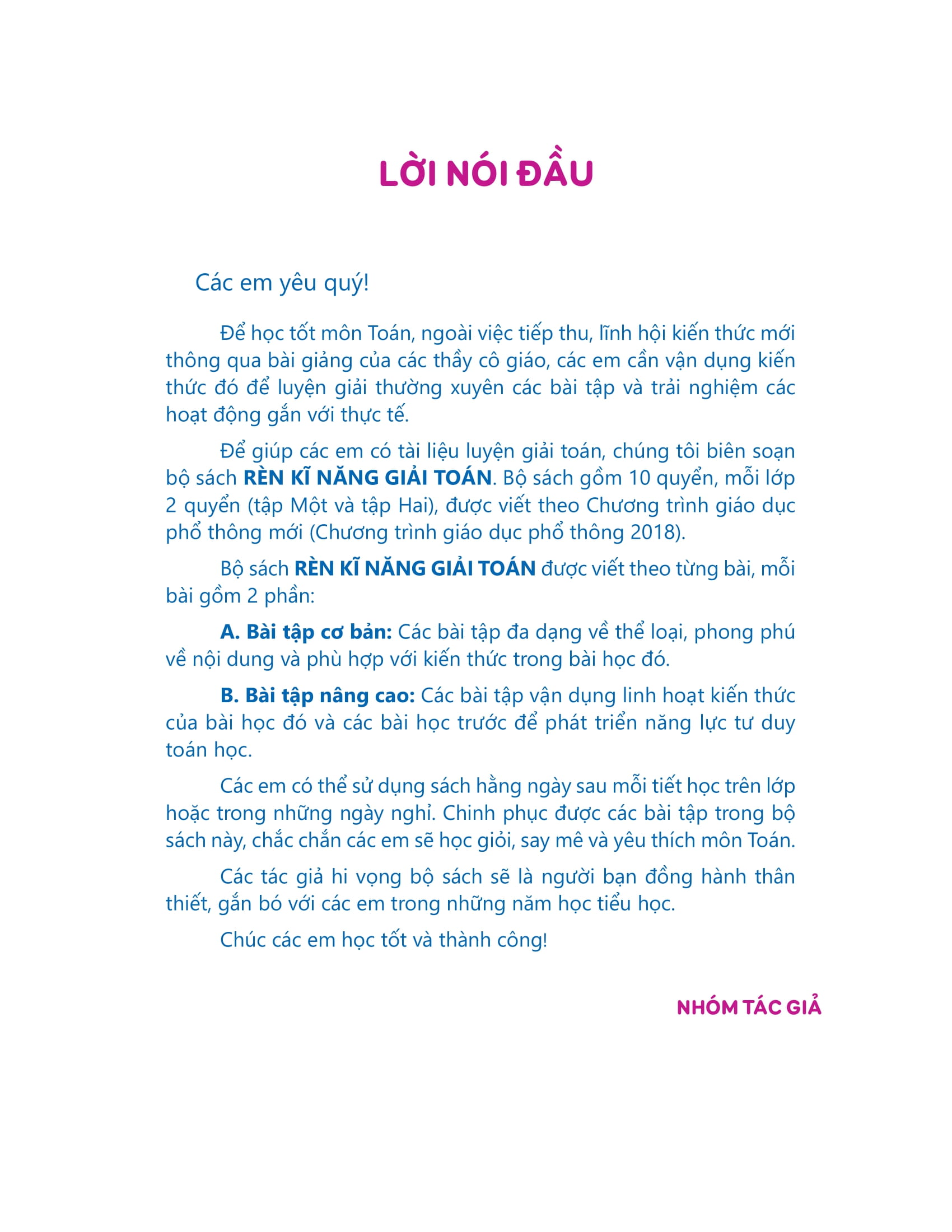 rèn kĩ năng giải toán lớp 5 - tập một (theo chương trình giáo dục phổ thông mới)