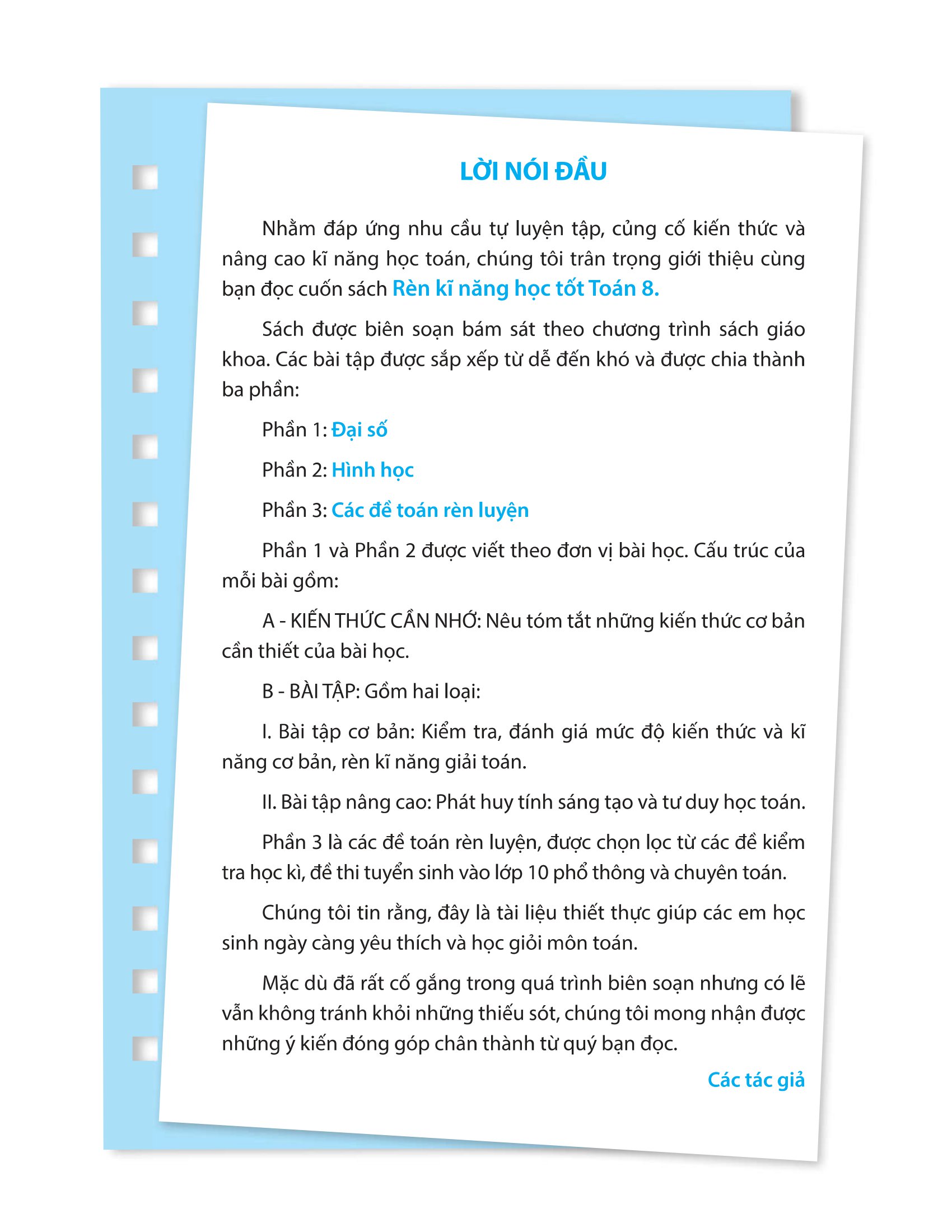 rèn kĩ năng học tốt toán 8 (tái bản 2023)