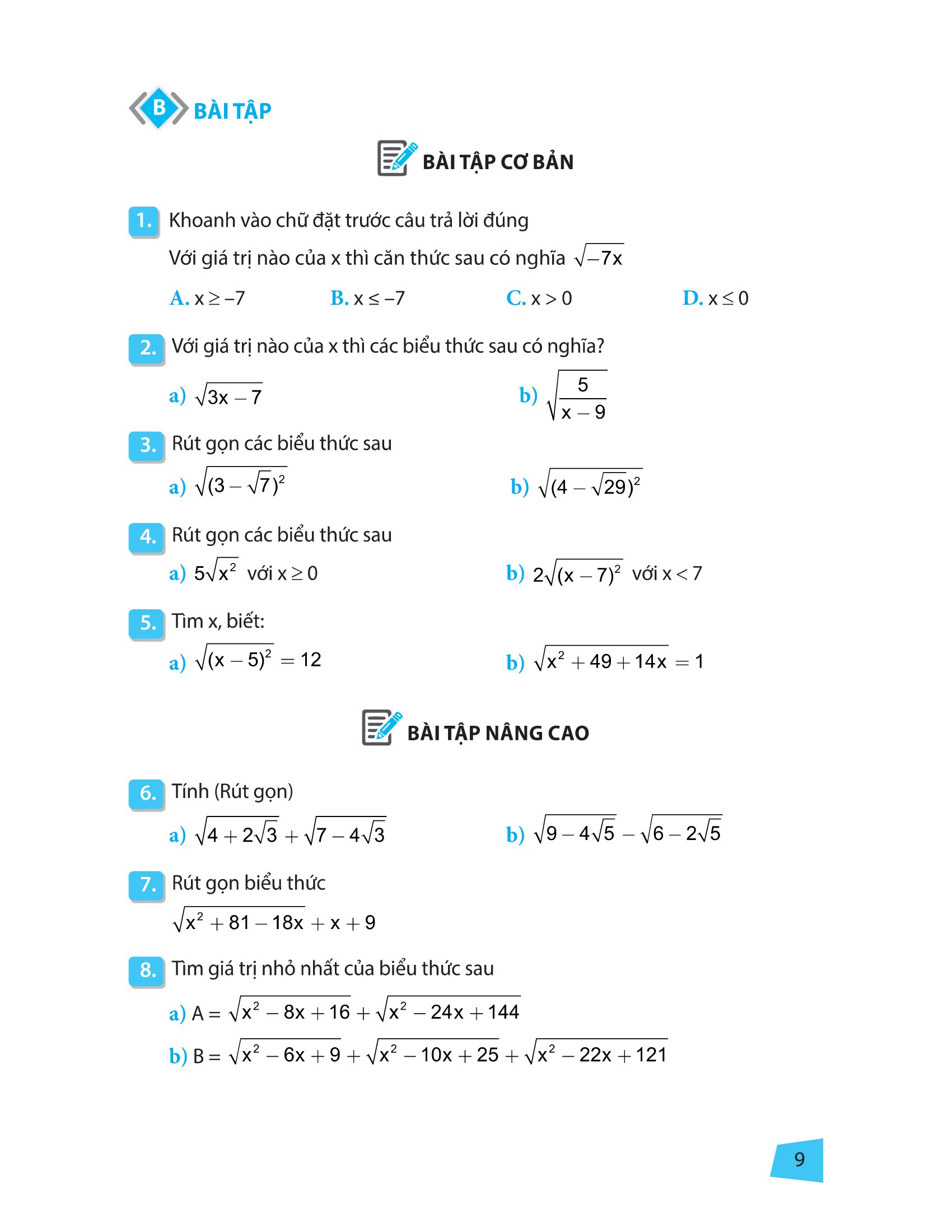 rèn kĩ năng học tốt toán 9 (tái bản)