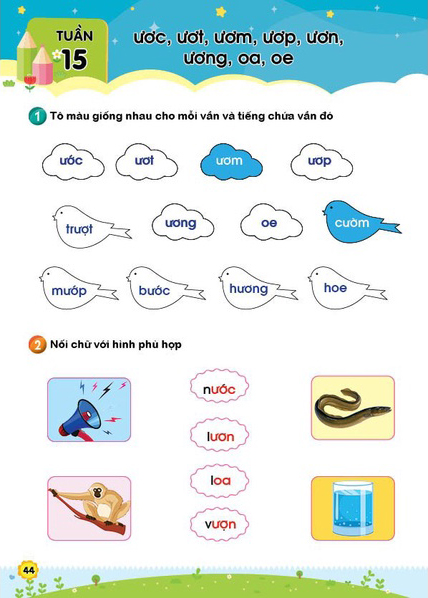 rèn kĩ năng luyện đọc tiếng việt 1