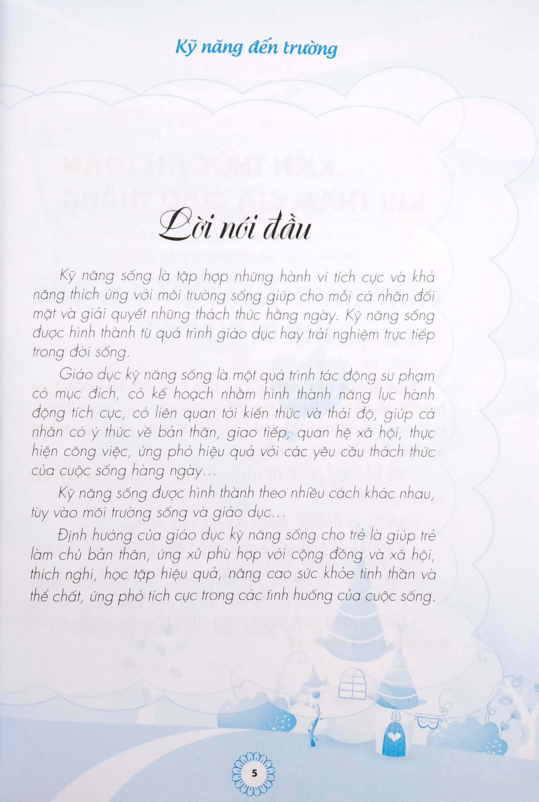 rèn kỹ năng cho trẻ - kỹ năng đến trường