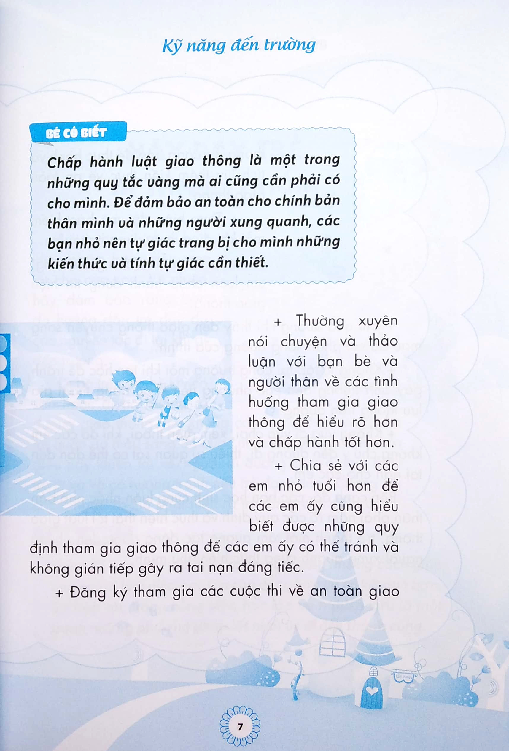 rèn kỹ năng cho trẻ - kỹ năng đến trường