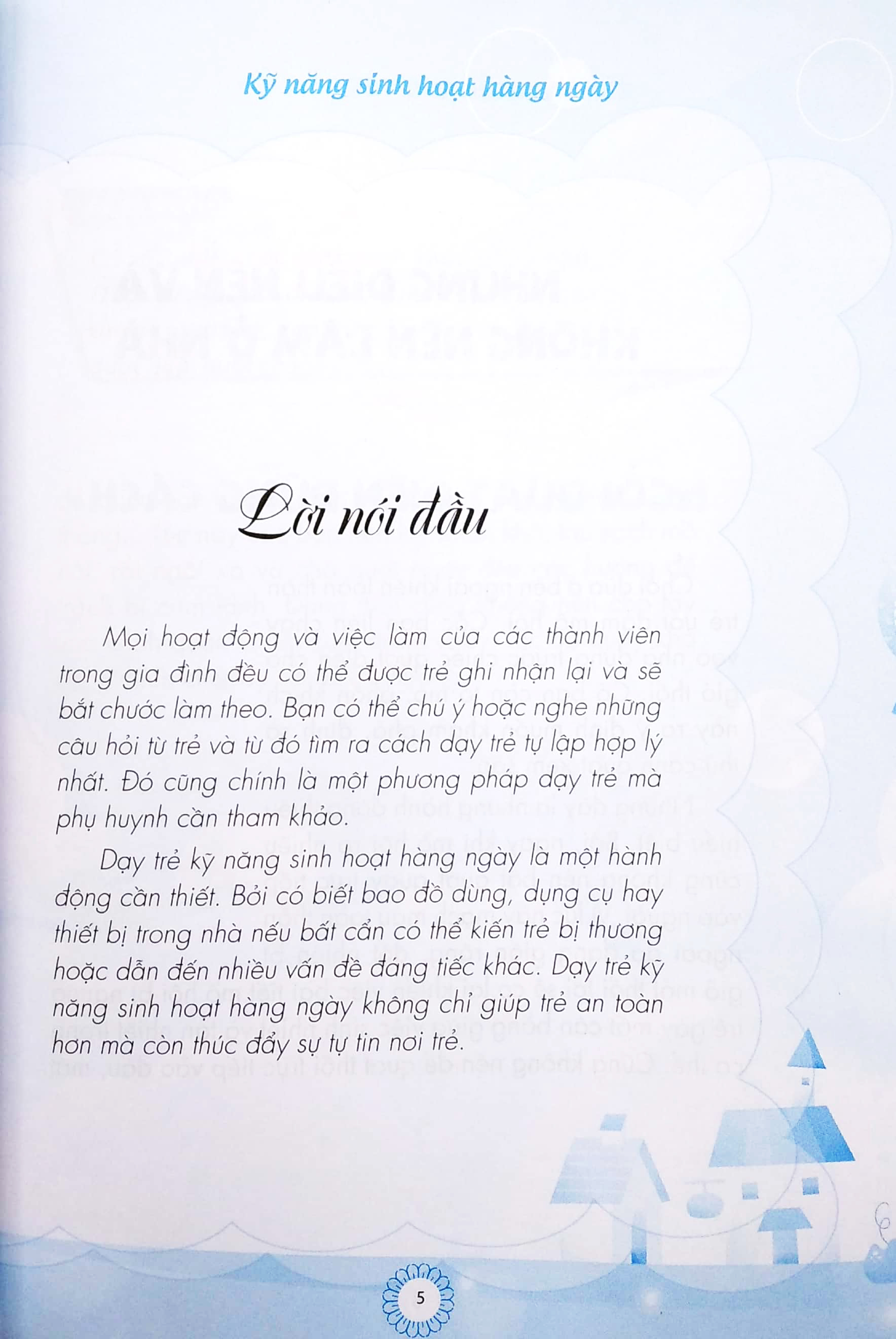 rèn kỹ năng cho trẻ - kỹ năng sinh hoạt hàng ngày