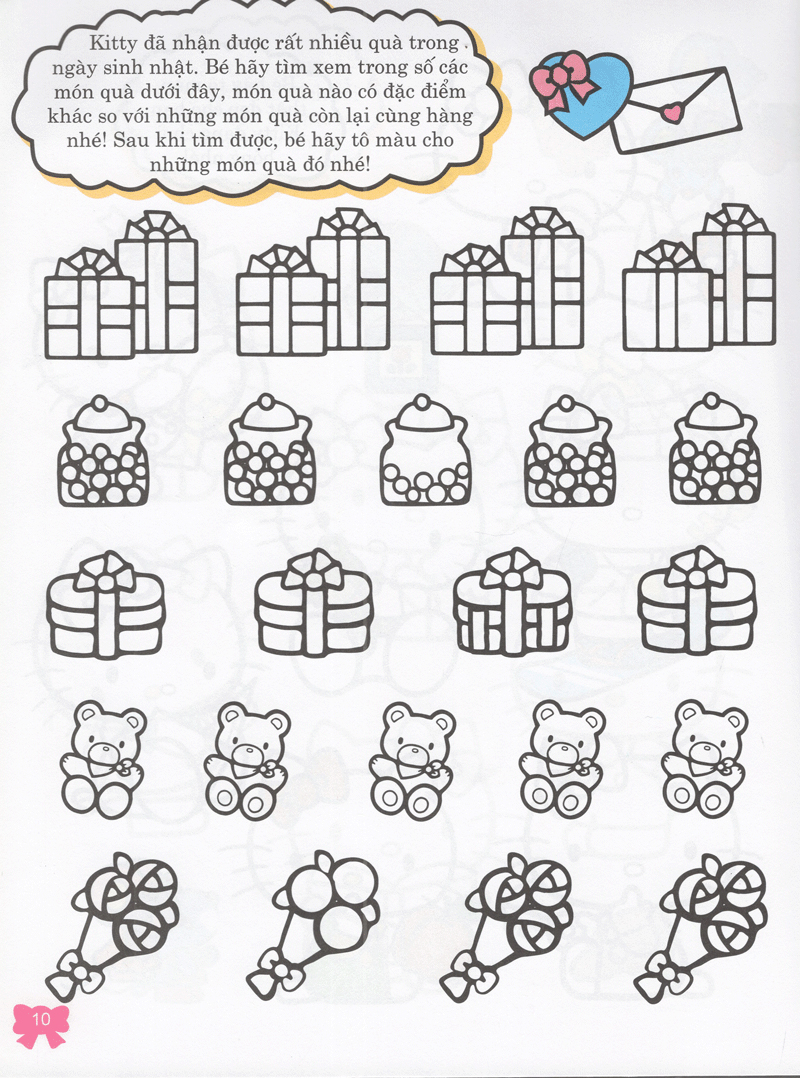 rèn luyện khả năng quan sát - hello kitty