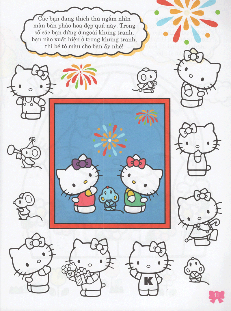 rèn luyện khả năng quan sát - hello kitty