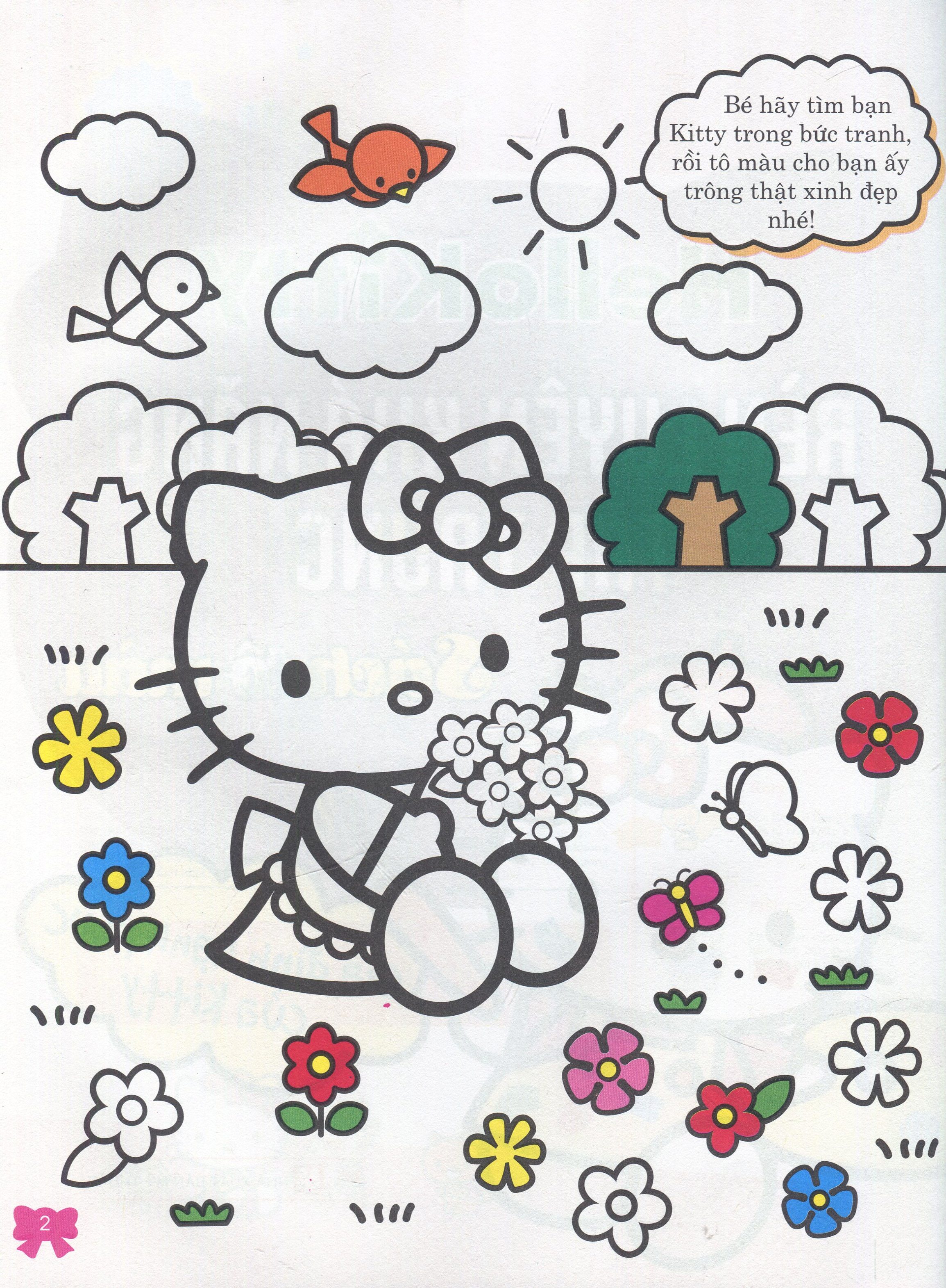 rèn luyện khả năng tập trung - hello kitty