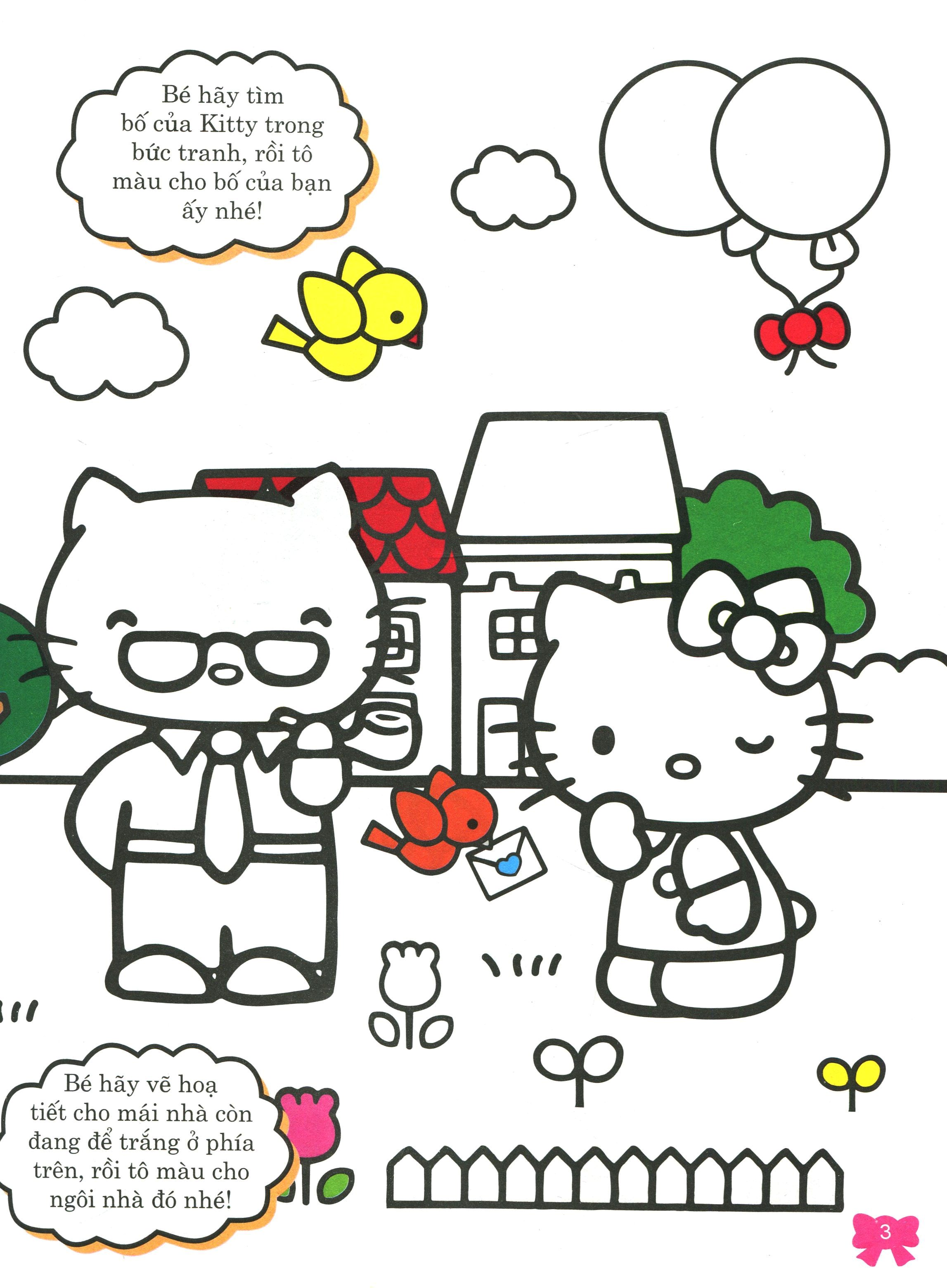 rèn luyện khả năng tập trung - hello kitty