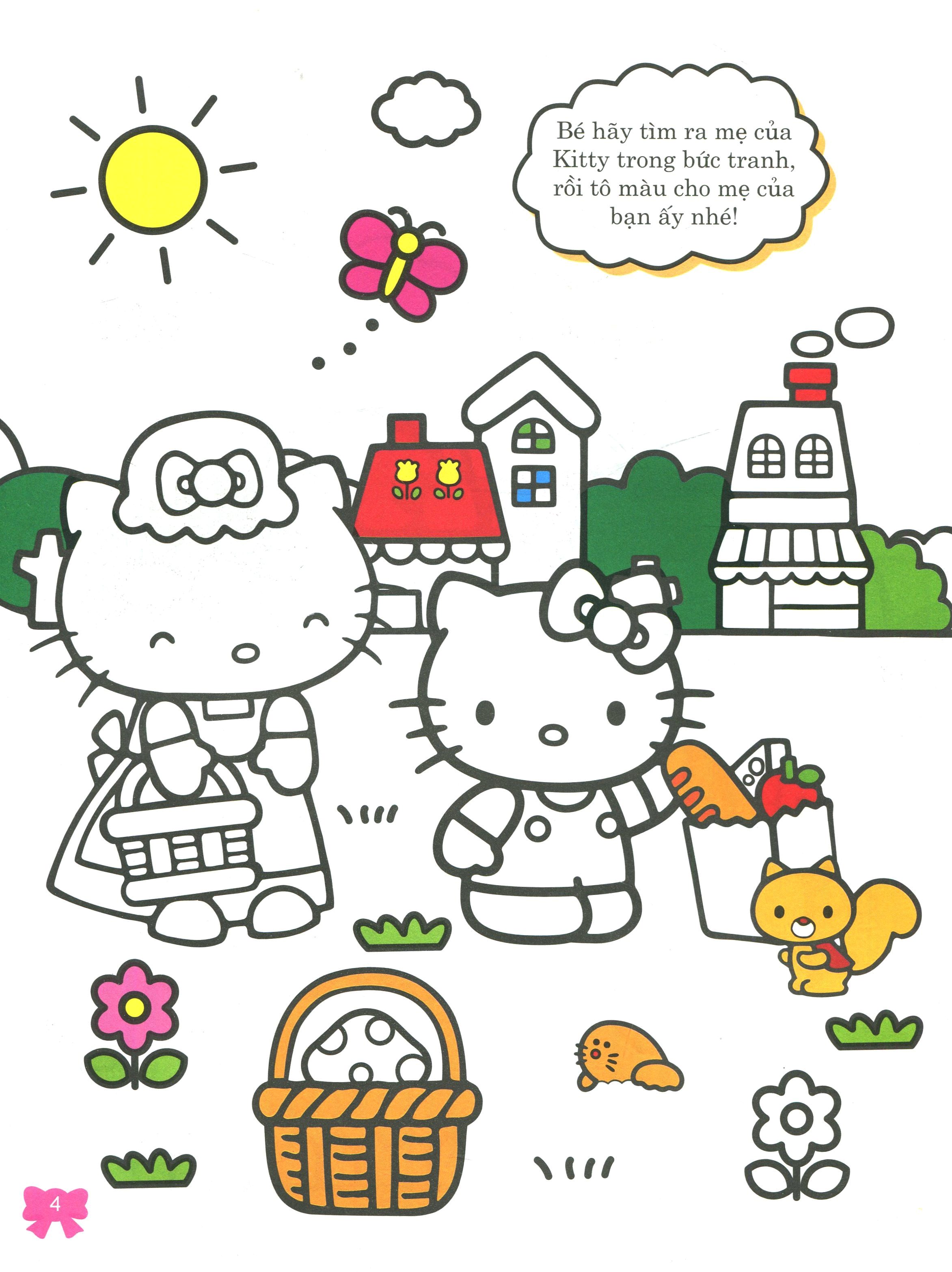 rèn luyện khả năng tập trung - hello kitty