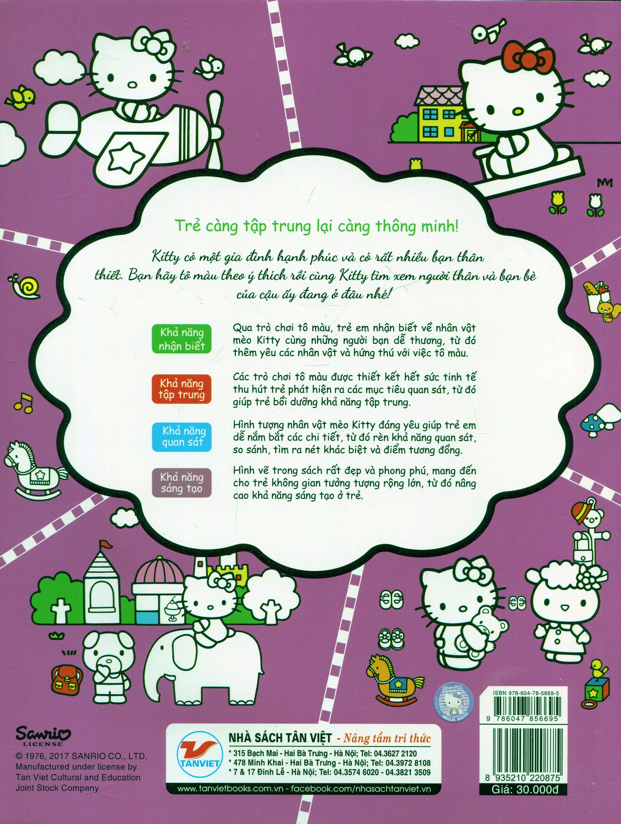 rèn luyện khả năng tập trung - hello kitty