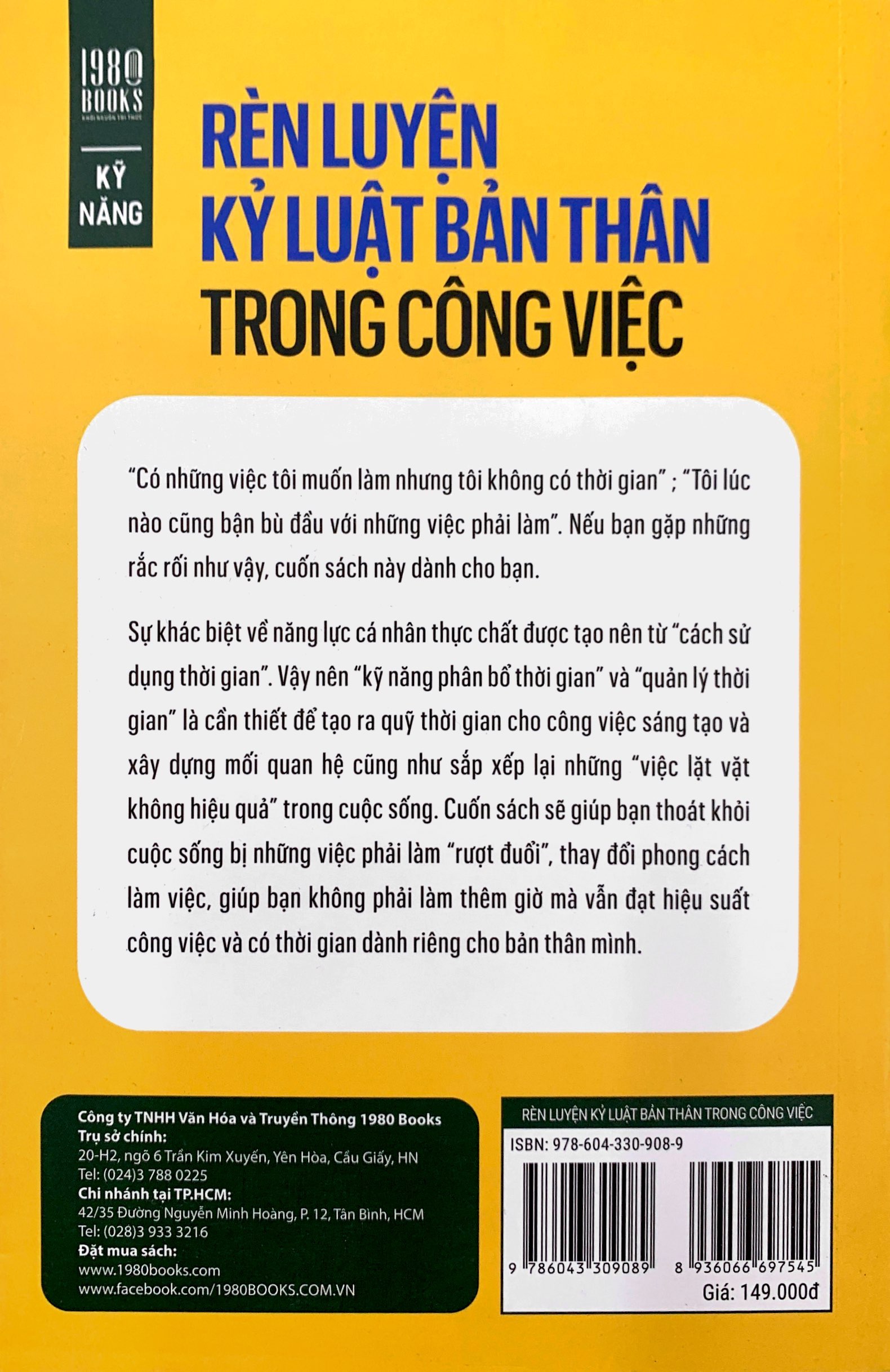 rèn luyện kỷ luật bản thân trong công việc