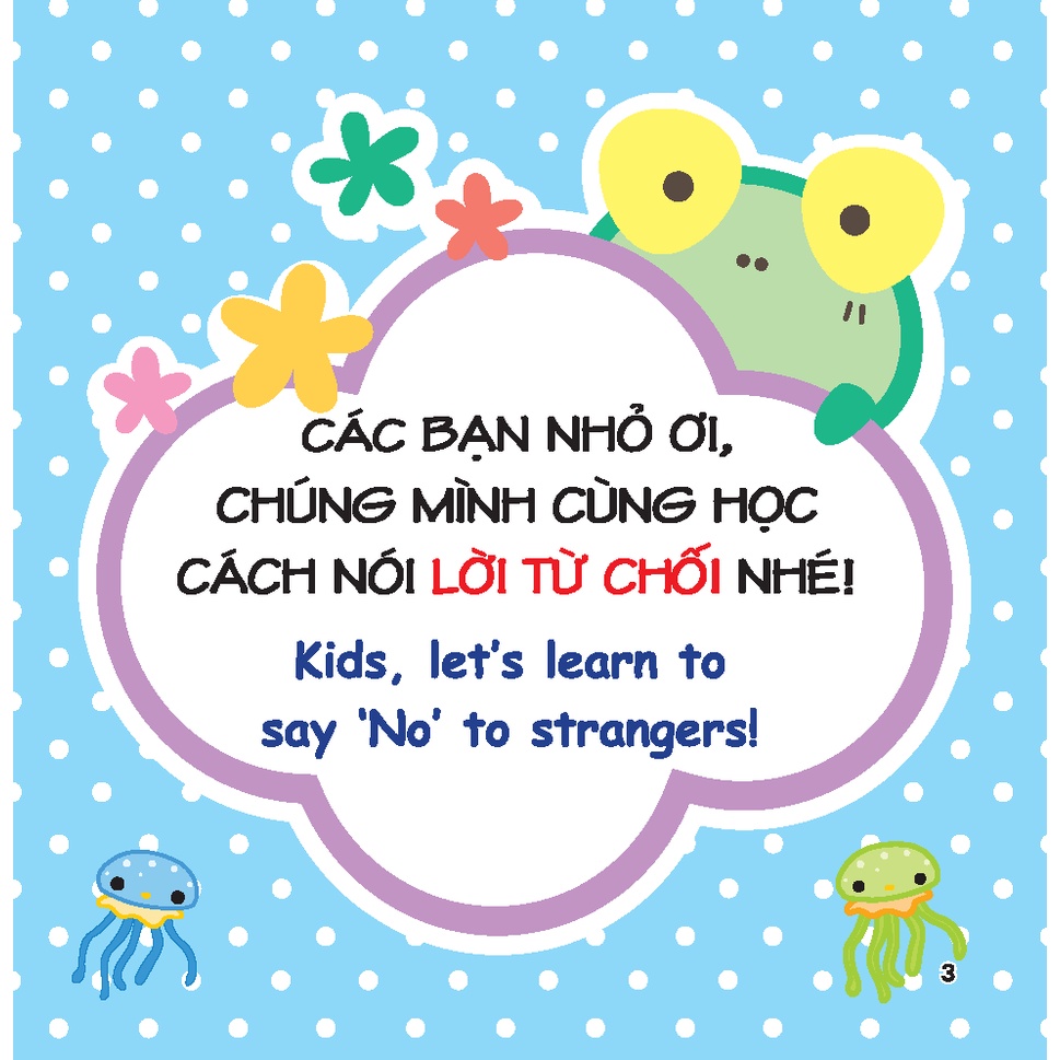 rèn luyện kỹ năng giao tiếp bằng tranh cho bé - lời từ chối (song ngữ anh - việt)