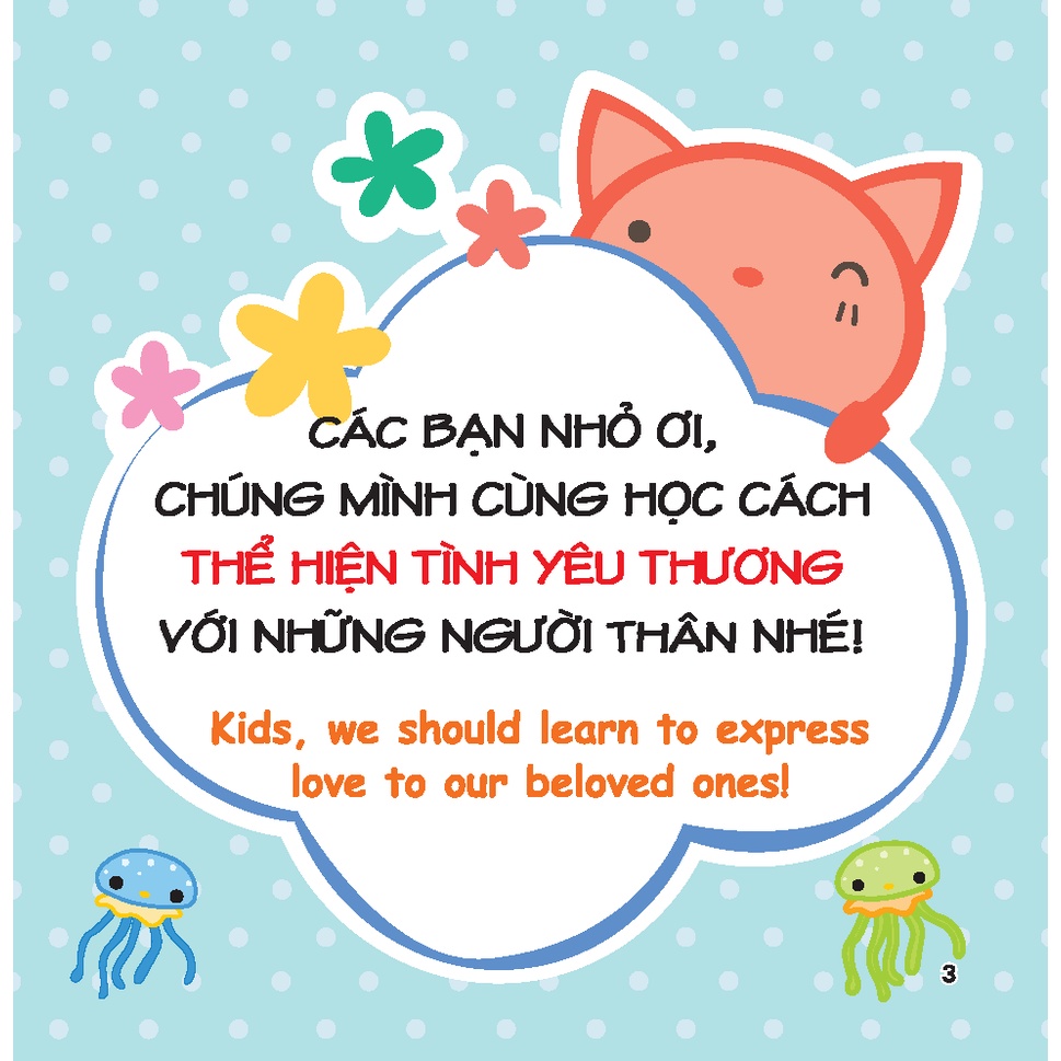 rèn luyện kỹ năng giao tiếp bằng tranh cho bé - lời yêu thương (song ngữ anh - việt)
