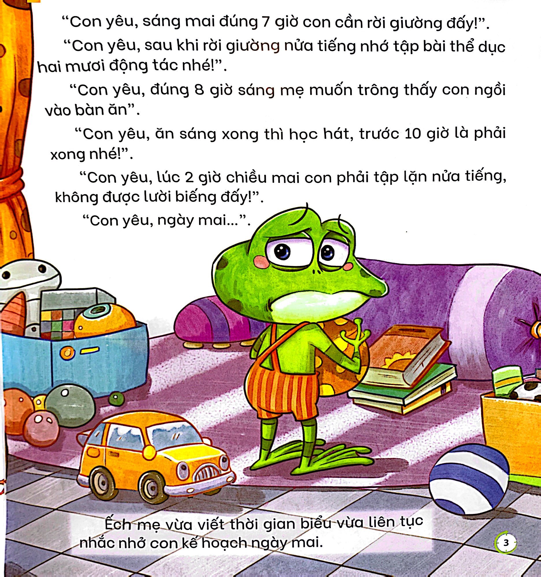 rèn luyện kỹ năng sống cho trẻ 2-10 tuổi - dạy bé quản lý thời gian - mẹ ơi mấy giờ rồi?