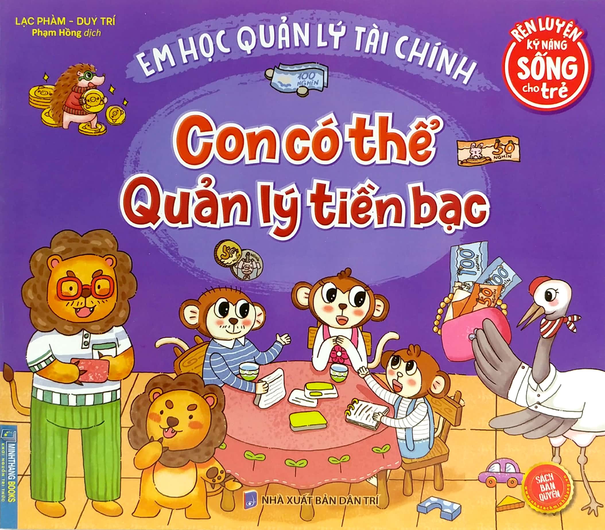 rèn luyện kỹ năng sống cho trẻ - em học quản lý tài chính - con có thể quản lý tiền bạc