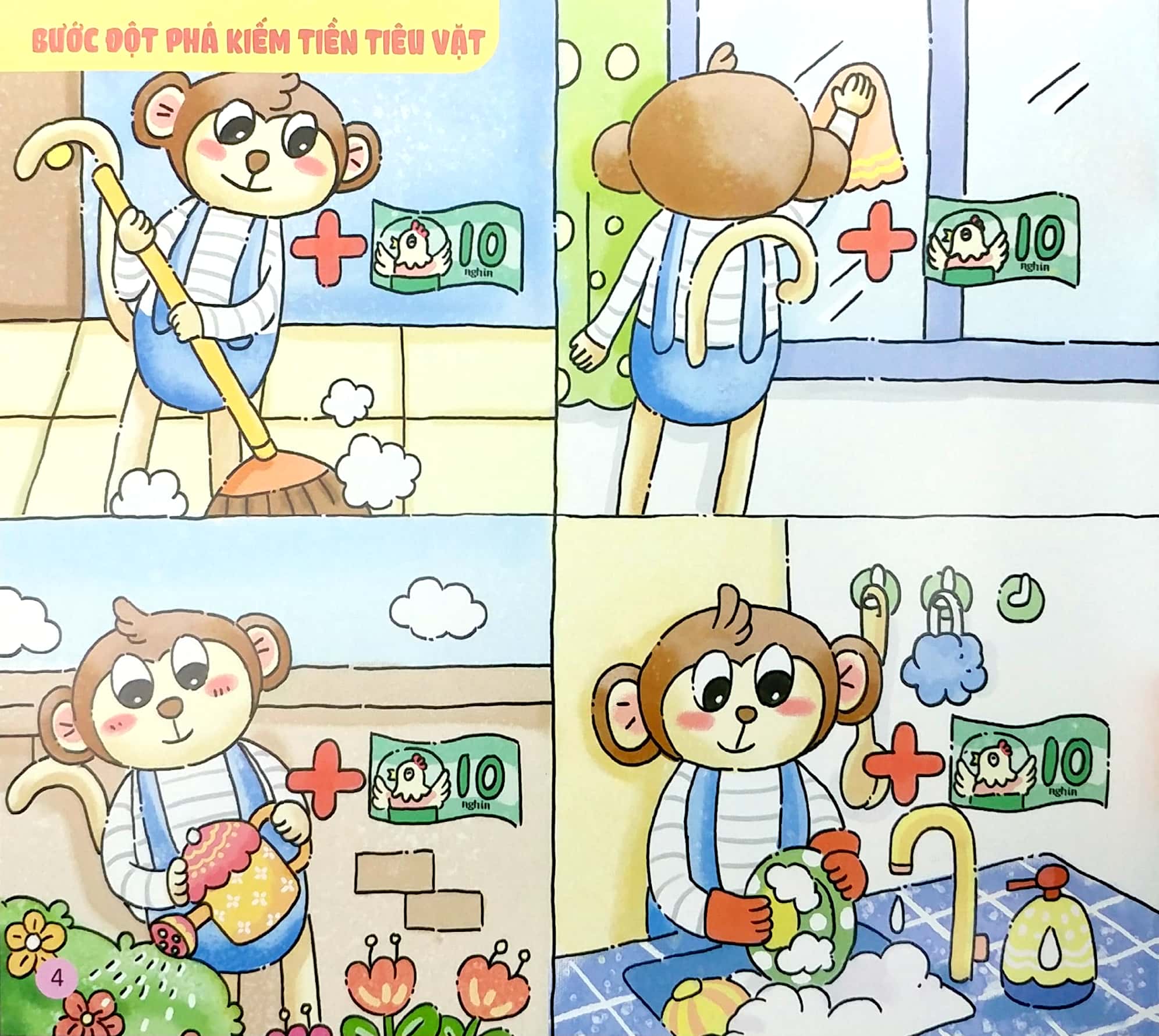 rèn luyện kỹ năng sống cho trẻ - em học quản lý tài chính - con có thể quản lý tiền bạc