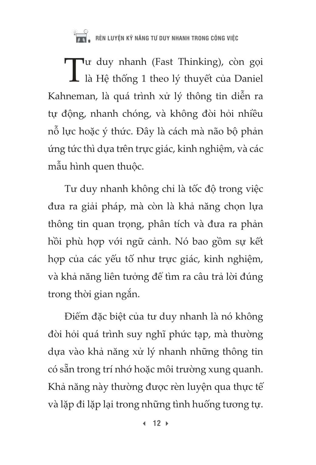 Ren Luyen Ky Nang Tu Duy Nhanh Trong Cong Viec