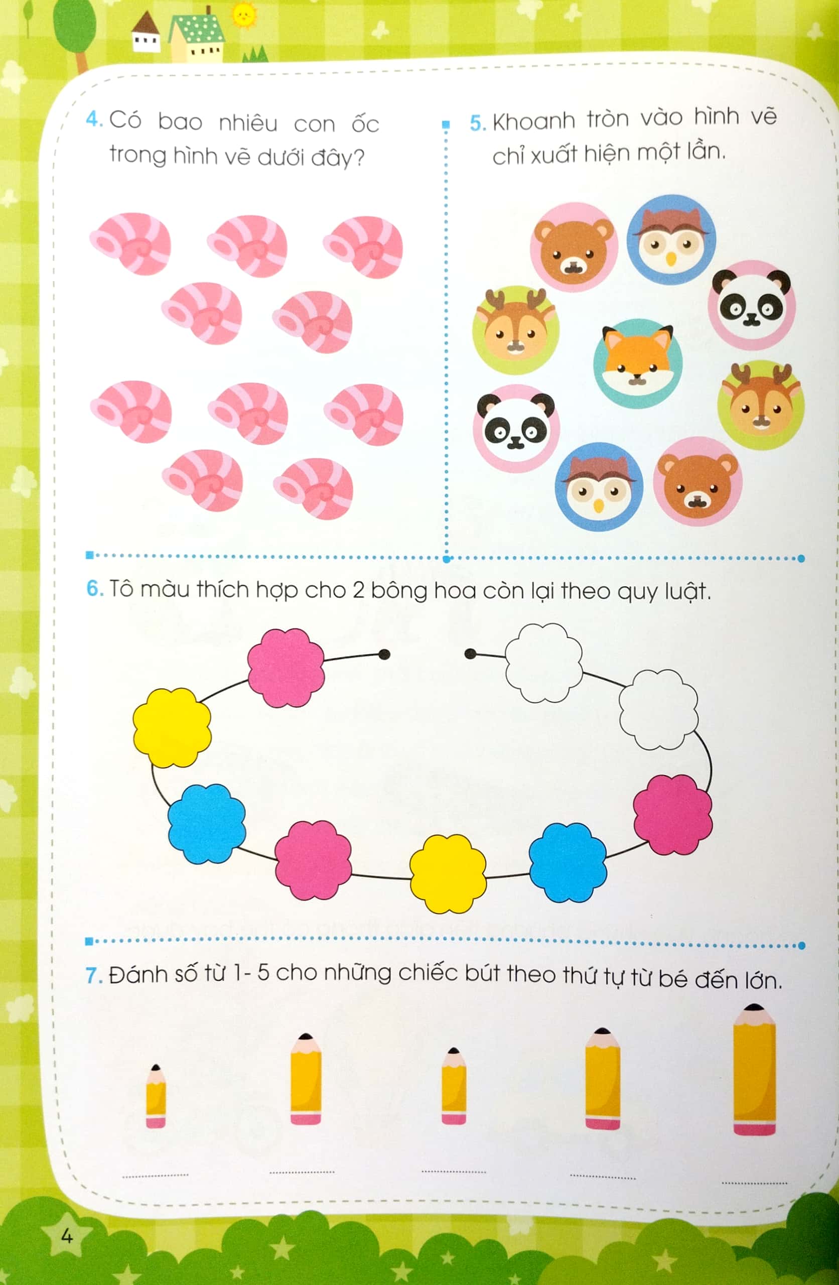 rèn luyện não trái não phải dành cho 4-5 tuổi (tái bản 2023)