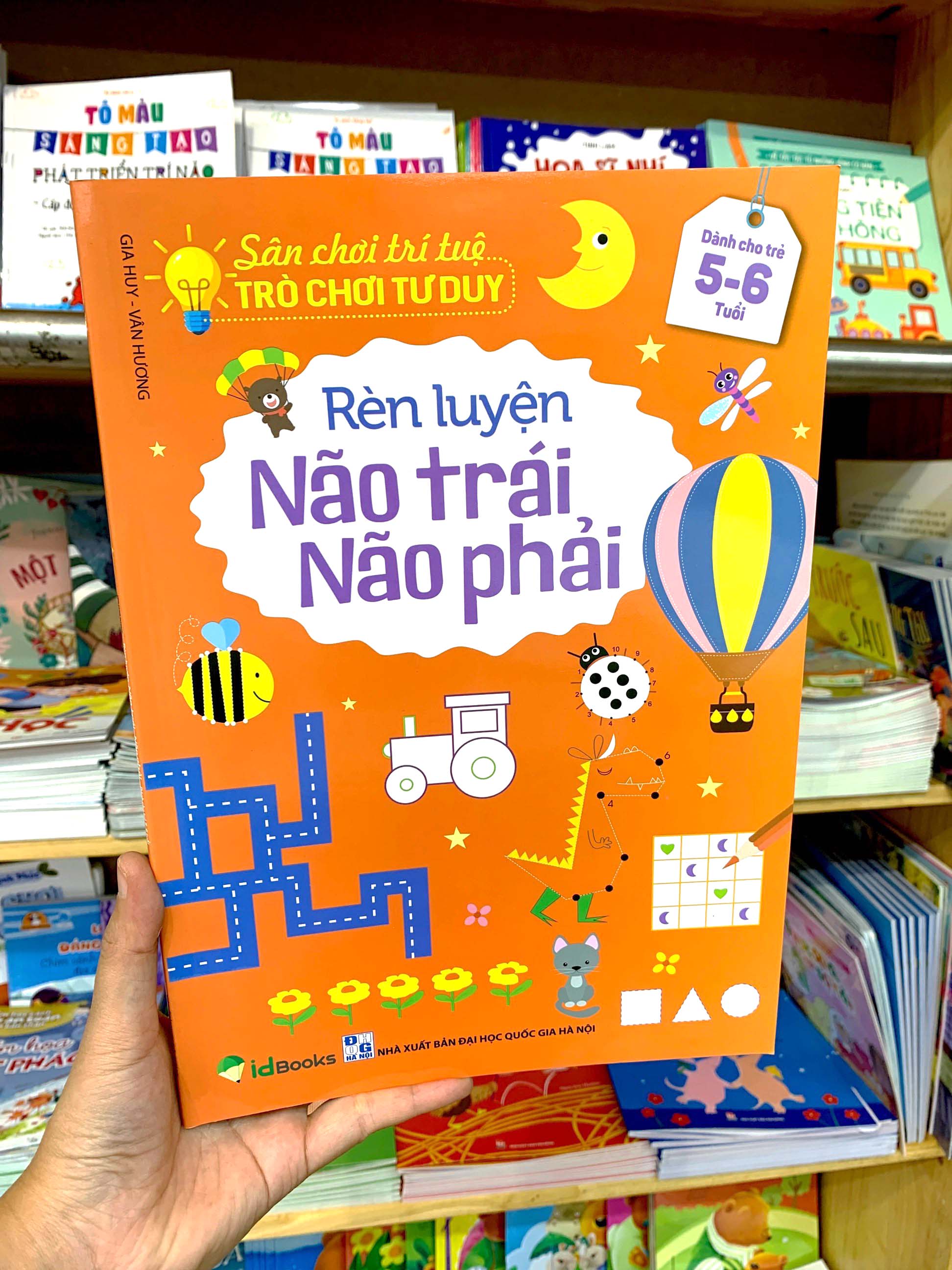 rèn luyện não trái não phải dành cho trẻ 5-6 tuổi
