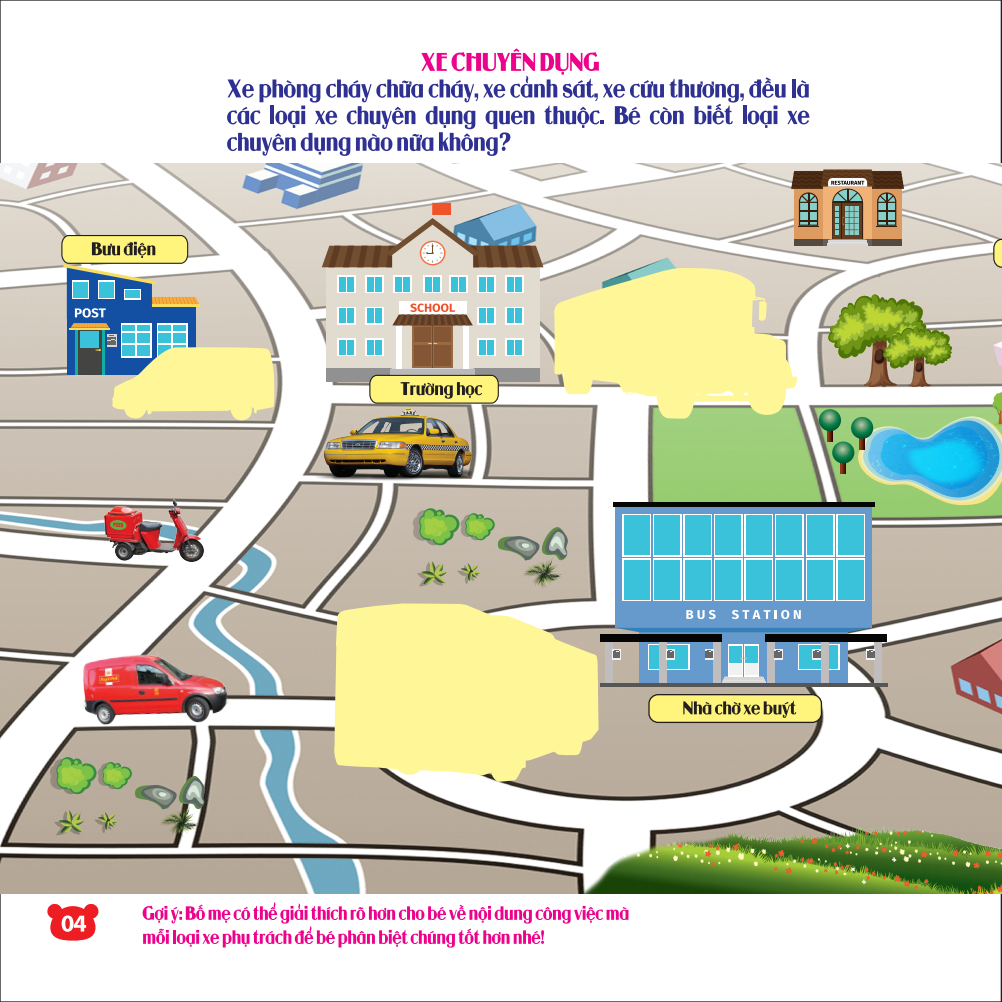 rèn luyện phát triển trí óc cho trẻ - bóc dán hình thông minh iq-eq-cq - phương tiện giao thông (tái bản 2023)