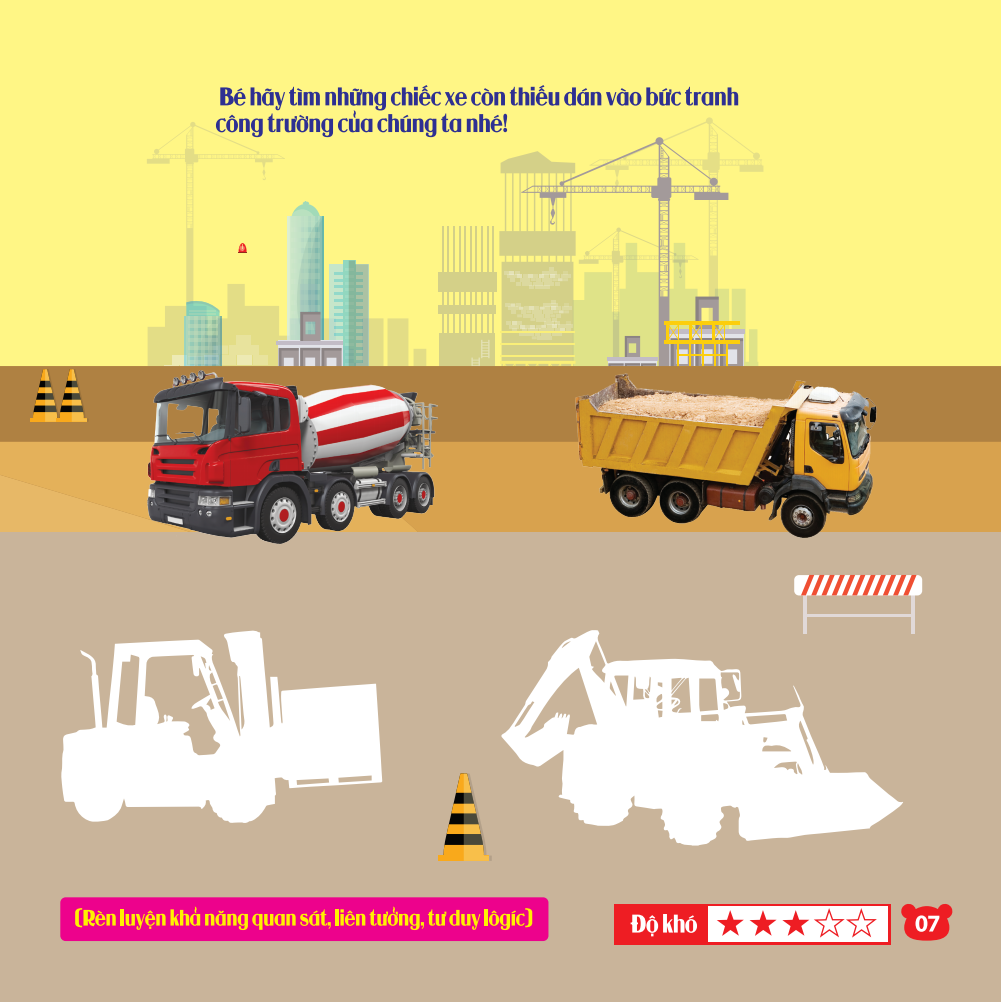 rèn luyện phát triển trí óc cho trẻ - bóc dán hình thông minh iq-eq-cq - phương tiện giao thông (tái bản 2023)