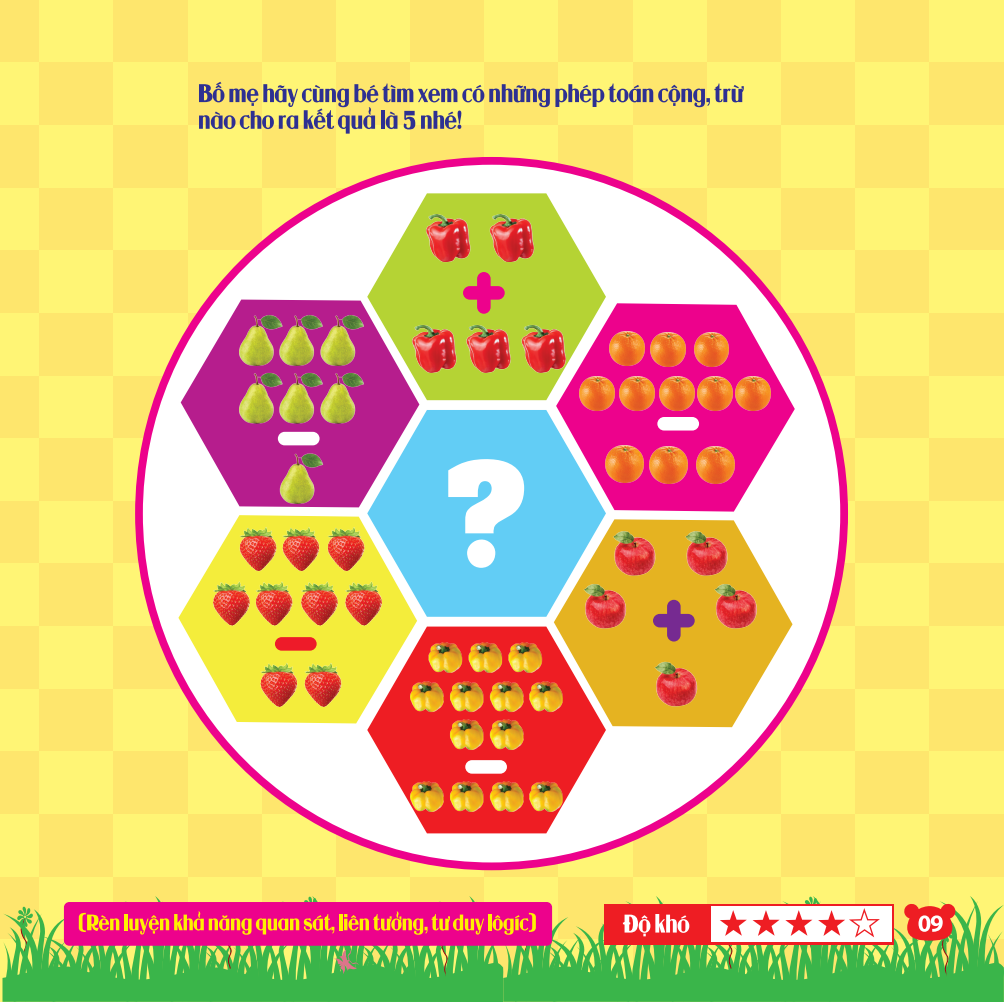 rèn luyện phát triển trí óc cho trẻ - bóc dán hình thông minh iq-eq-cq - rau, củ, quả (dành cho trẻ từ 2-6 tuổi) (tái bản 2023)