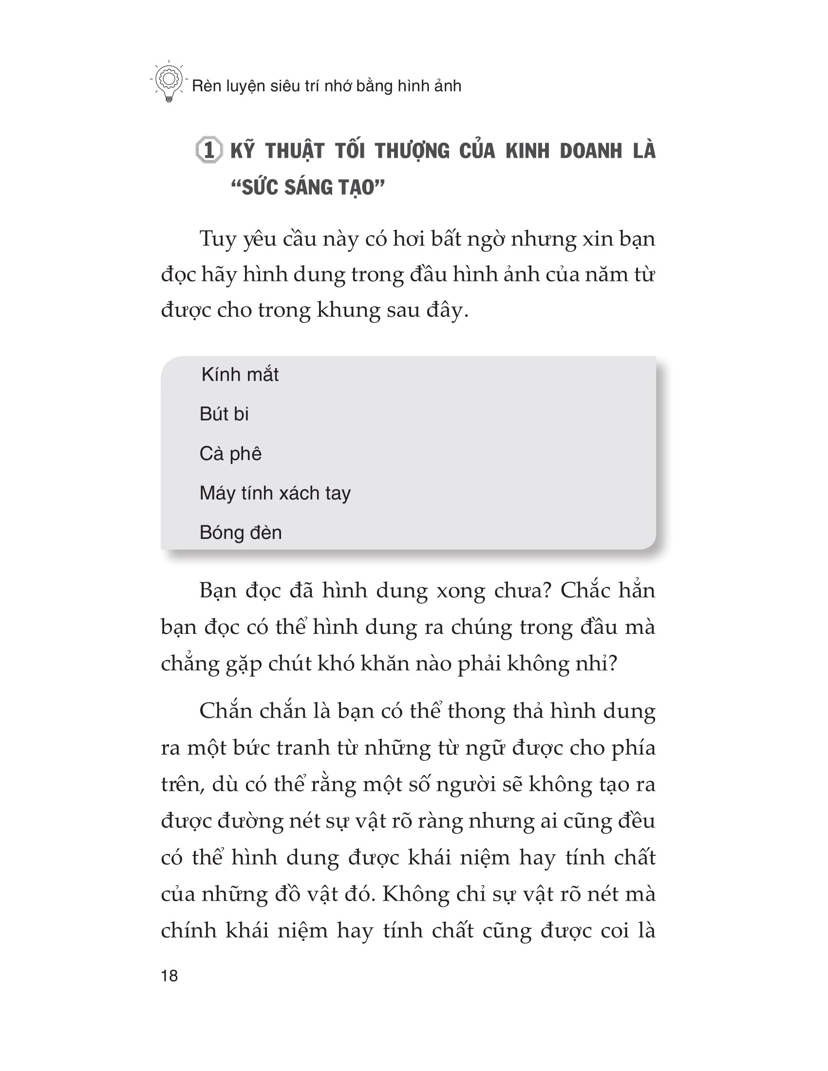 rèn luyện siêu trí nhớ bằng hình ảnh
