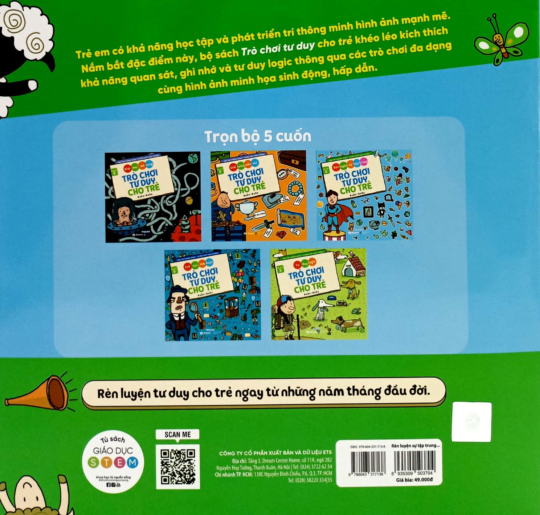 rèn luyện sự tập trung - trò chơi tư duy cho trẻ (dành cho bé từ 5 tuổi)