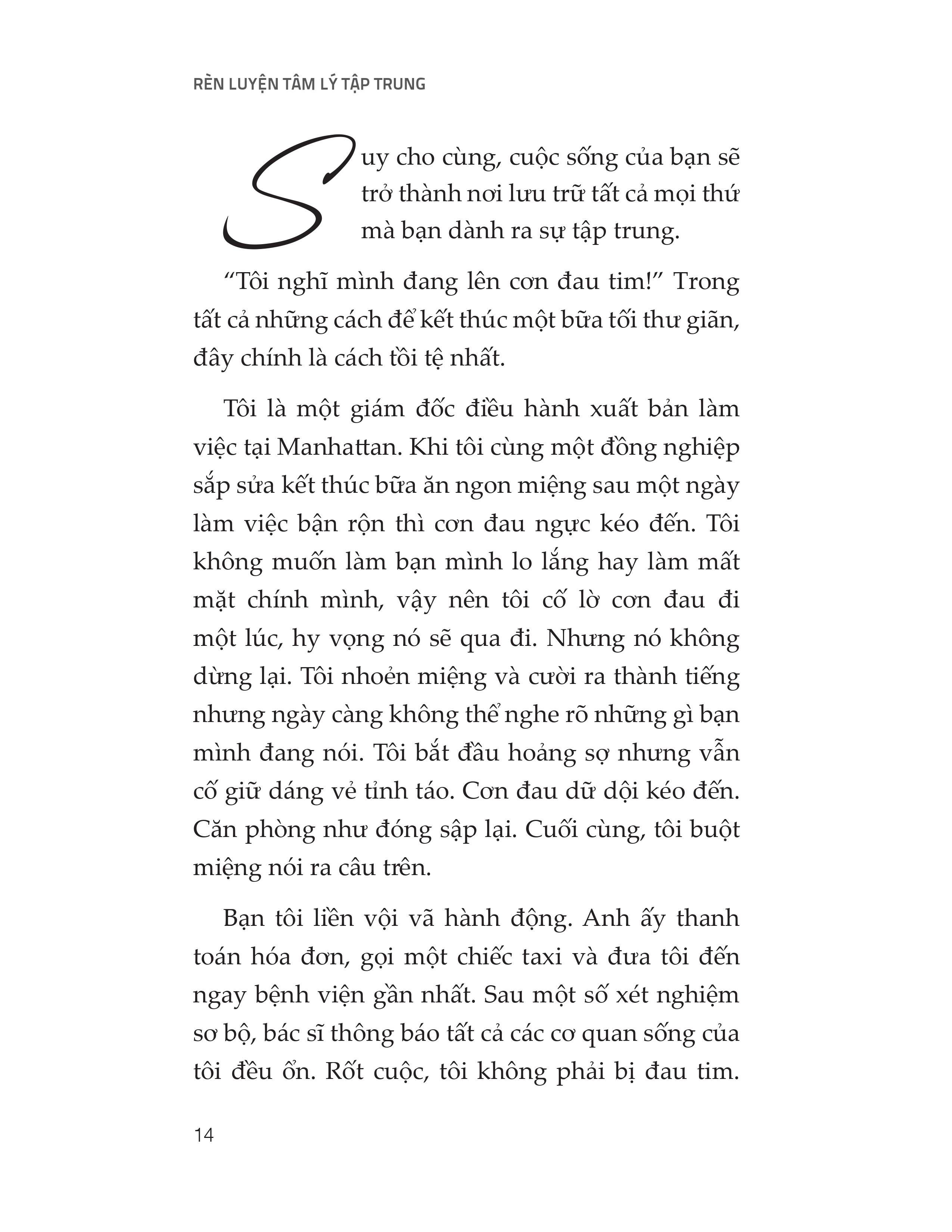 rèn luyện tâm lý tập trung