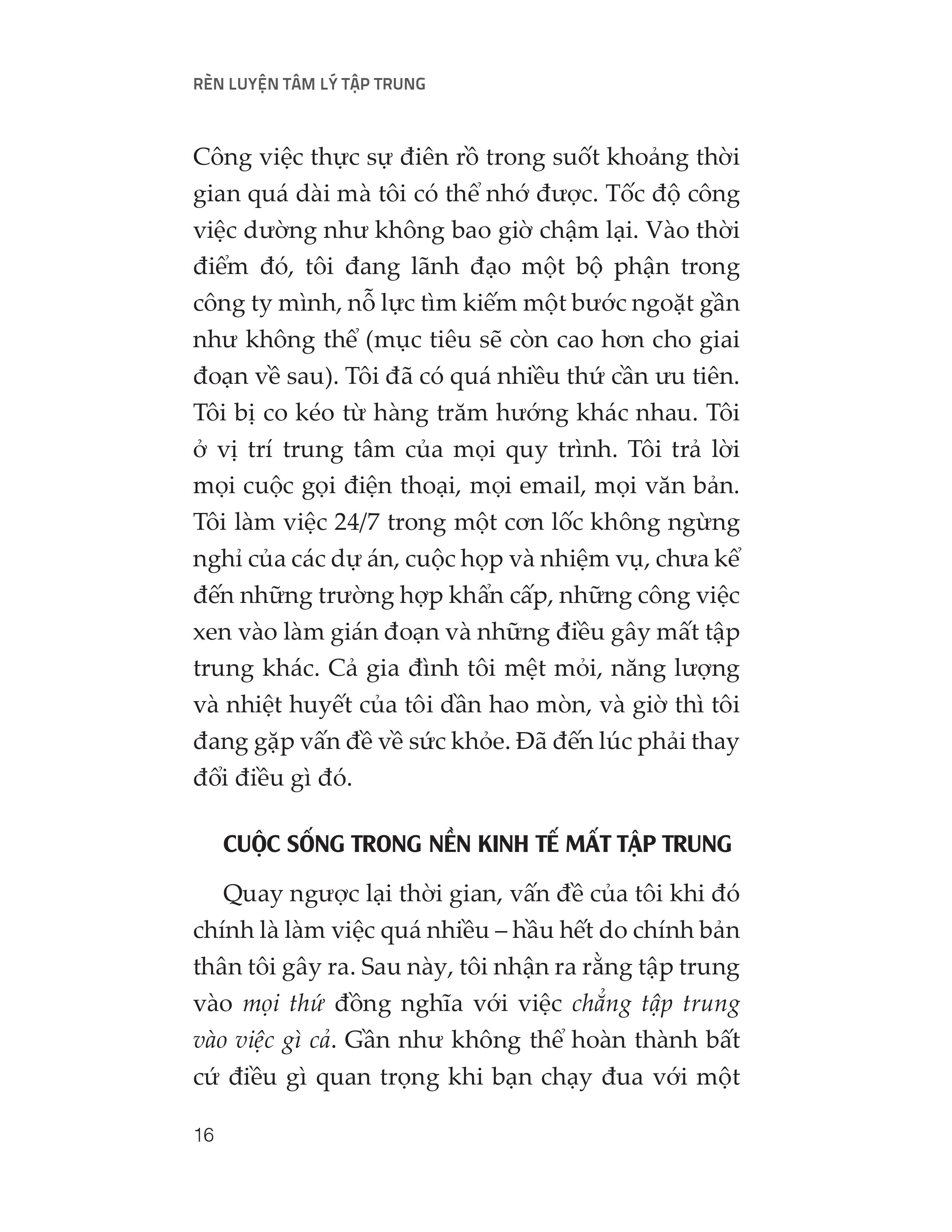 rèn luyện tâm lý tập trung