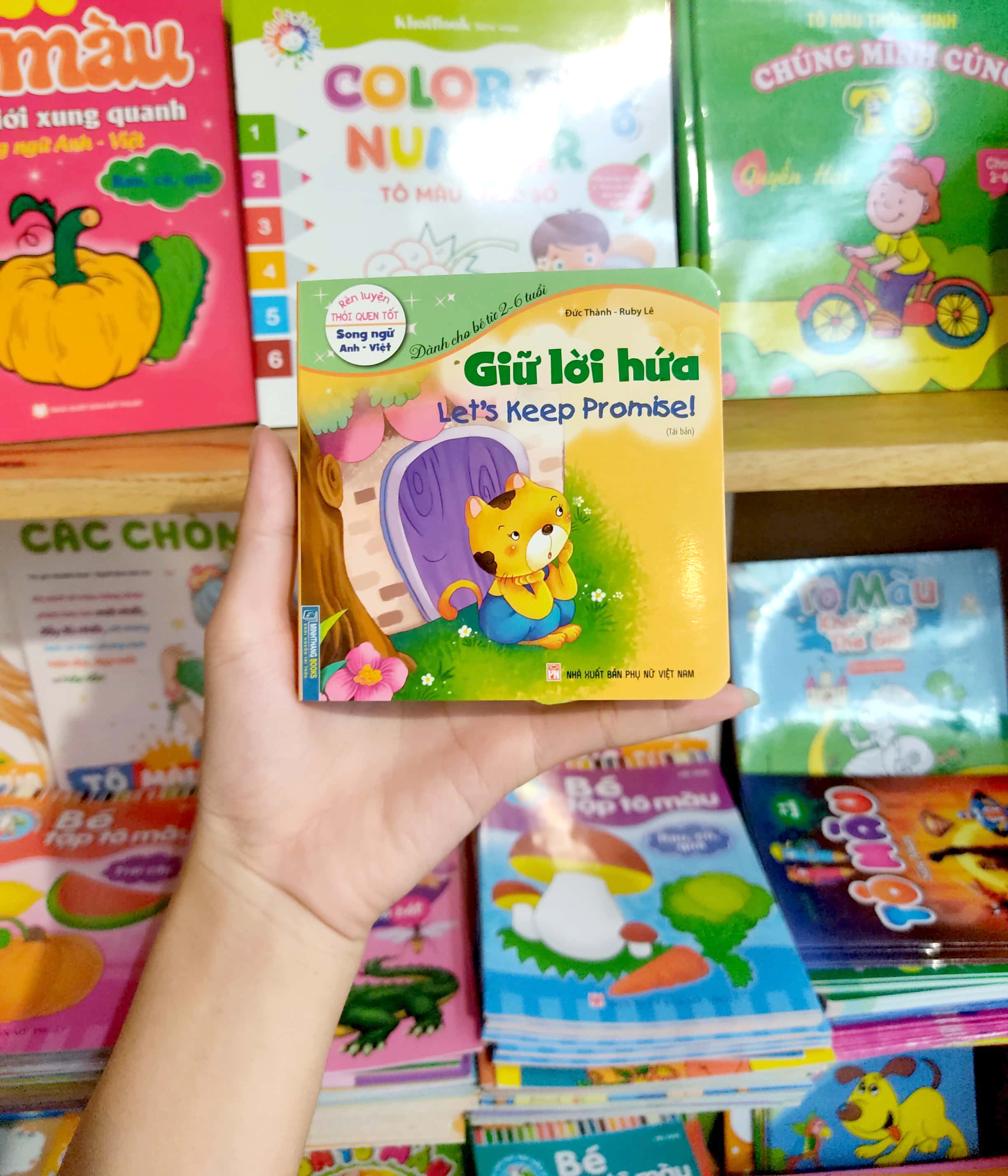 rèn luyện thói quen tốt - song ngữ anh-việt - giữ lời hứa (tái bản 2023)