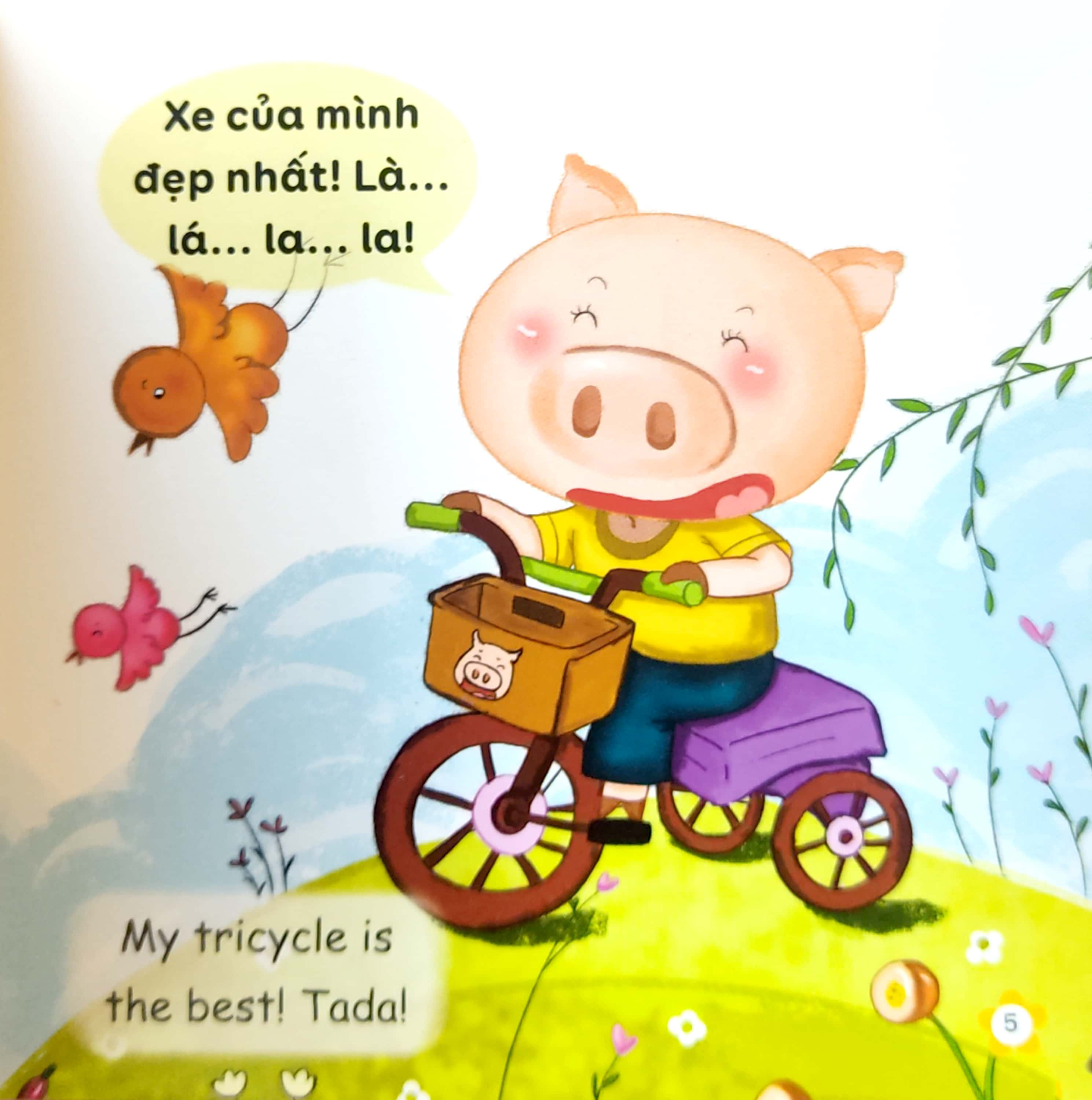 rèn luyện thói quen tốt - song ngữ anh-việt - học cách chia sẻ (dành cho trẻ từ 2-6 tuổi) (tái bản 2023)