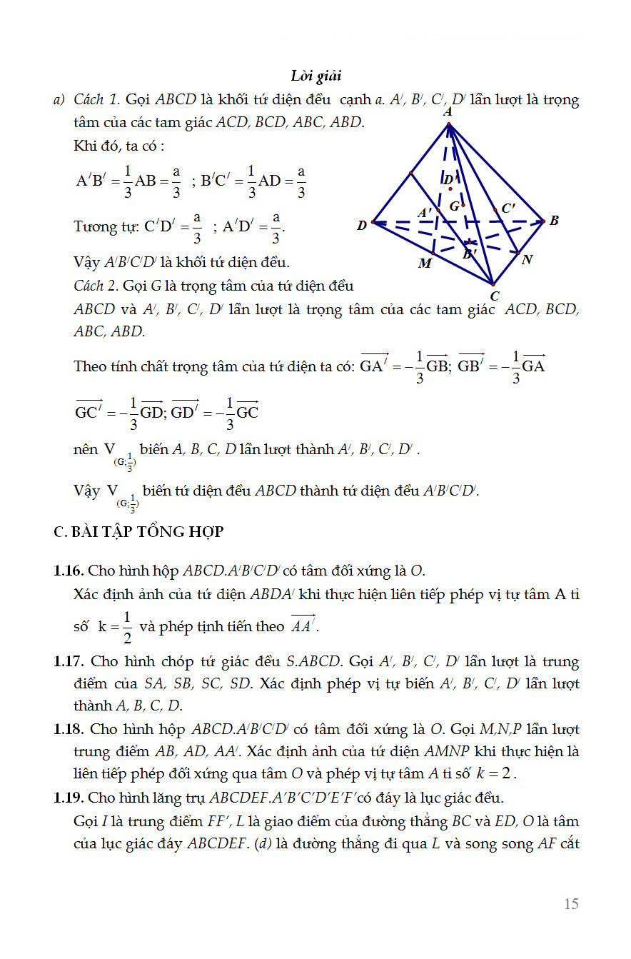 rèn luyện tư duy giải toán hình học lớp 12