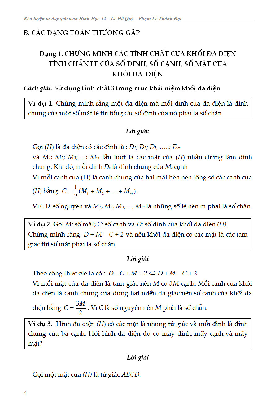 rèn luyện tư duy giải toán hình học lớp 12