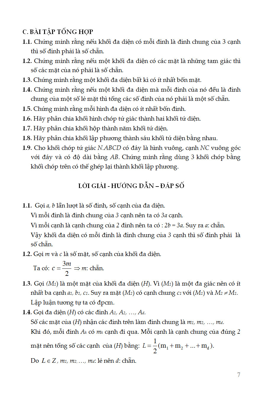rèn luyện tư duy giải toán hình học lớp 12