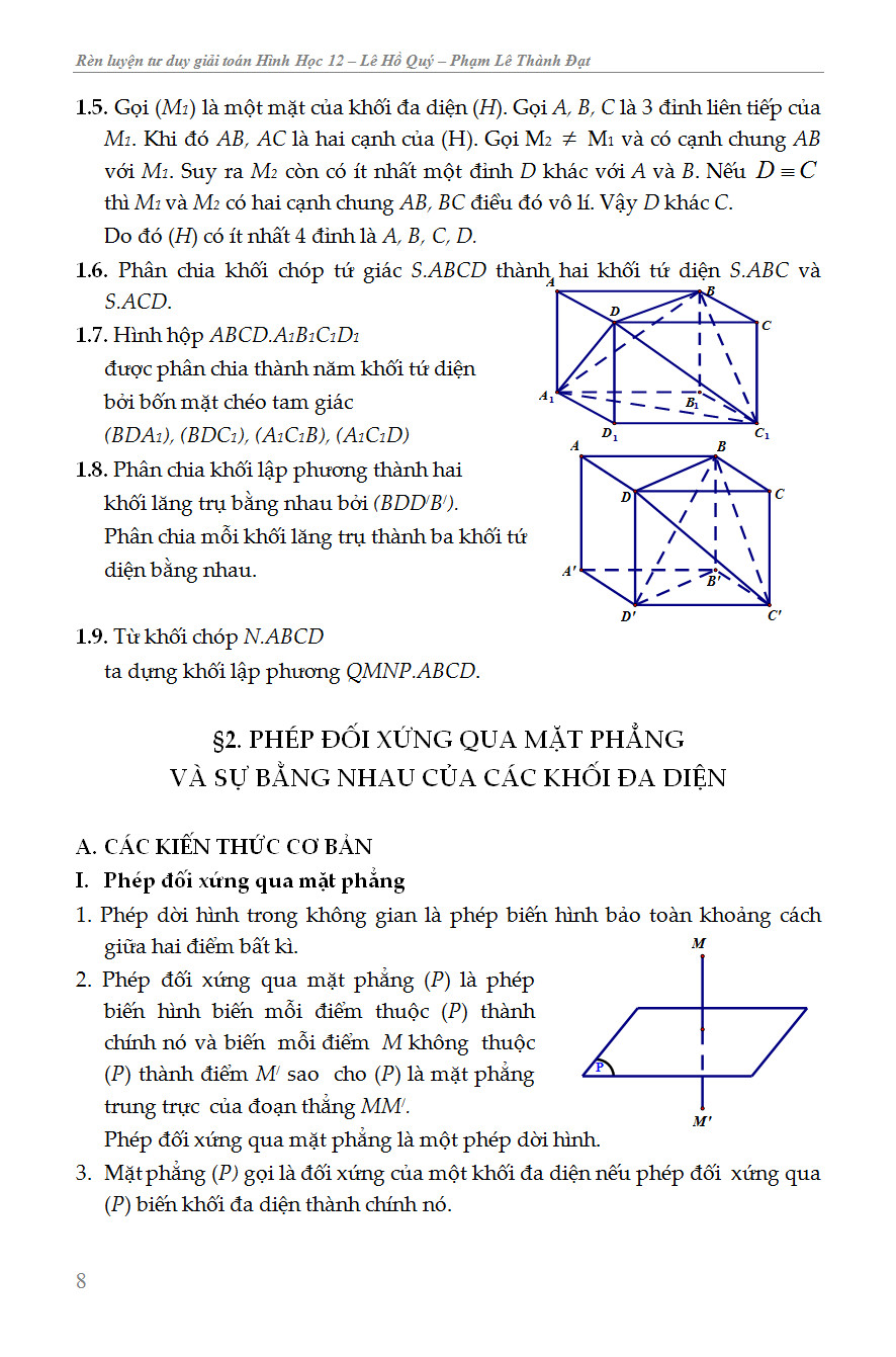 rèn luyện tư duy giải toán hình học lớp 12