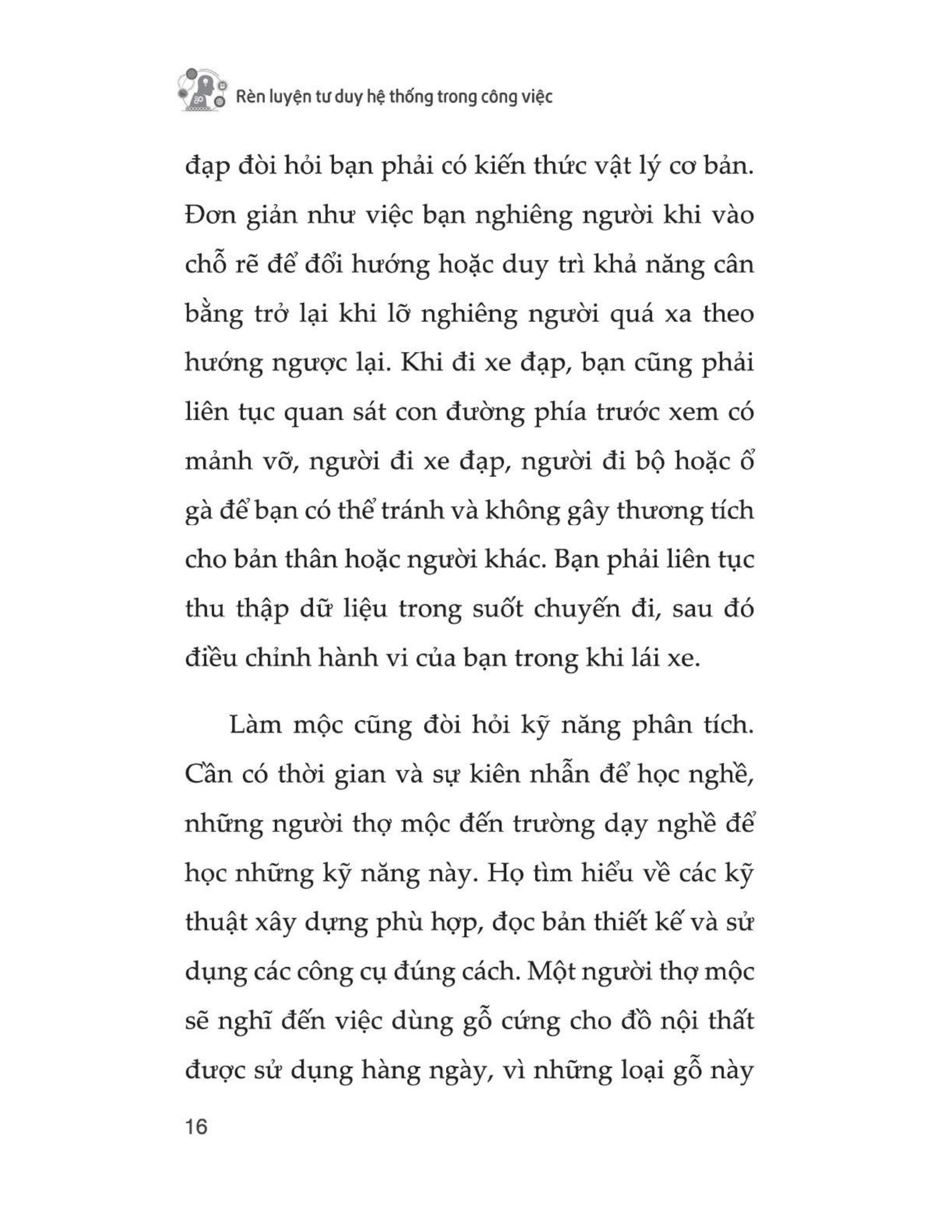rèn luyện tư duy hệ thống trong công việc