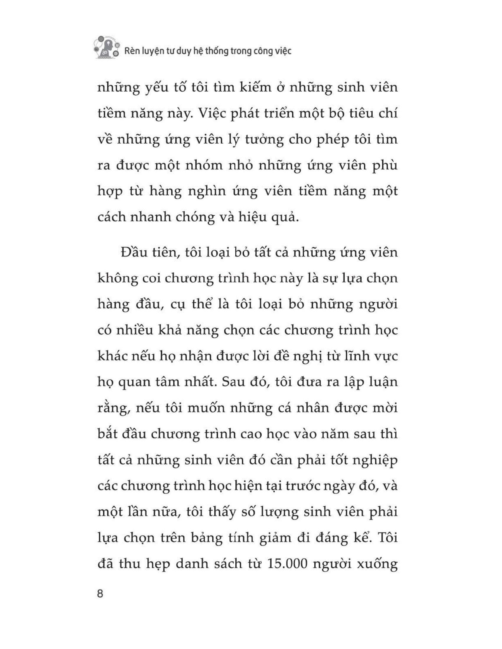 rèn luyện tư duy hệ thống trong công việc