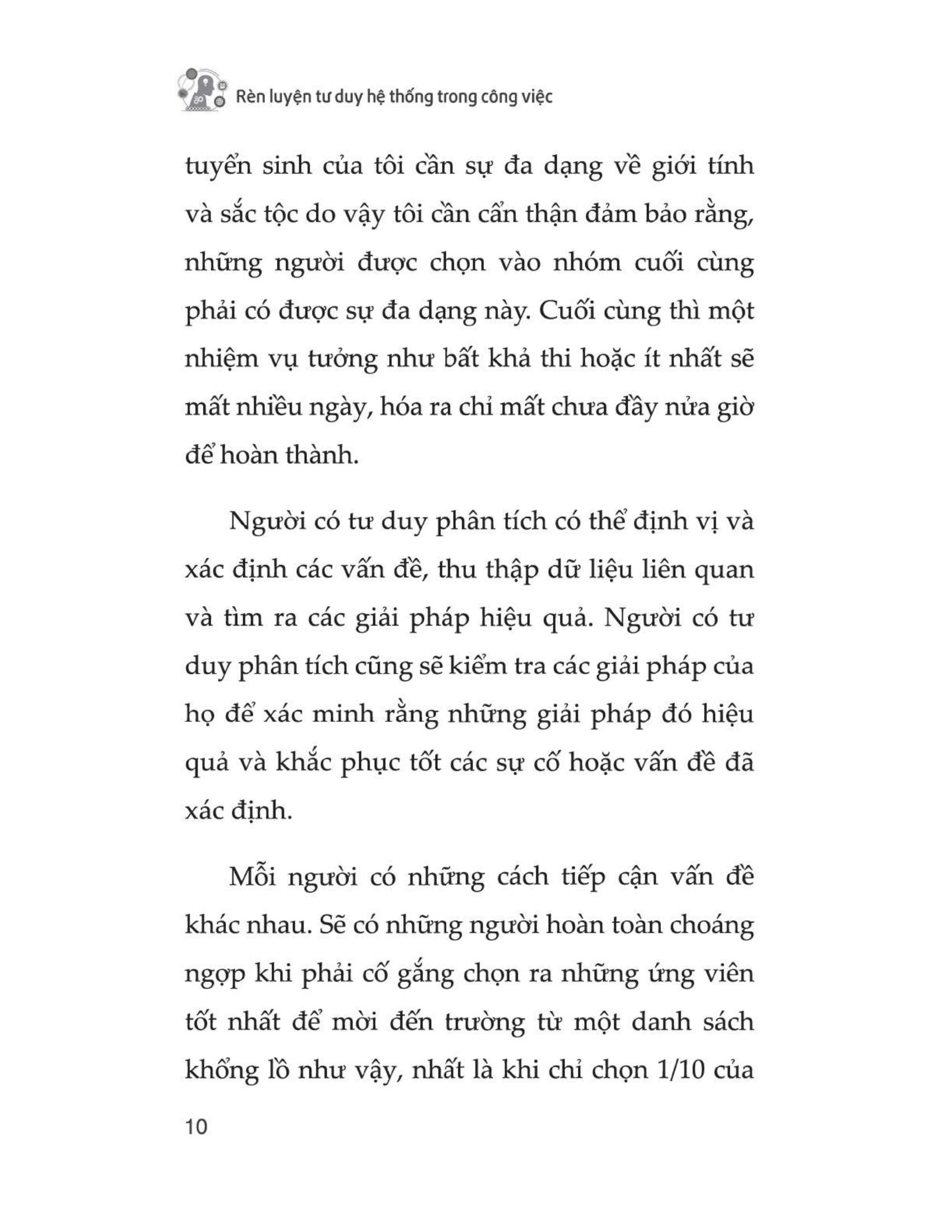 rèn luyện tư duy hệ thống trong công việc