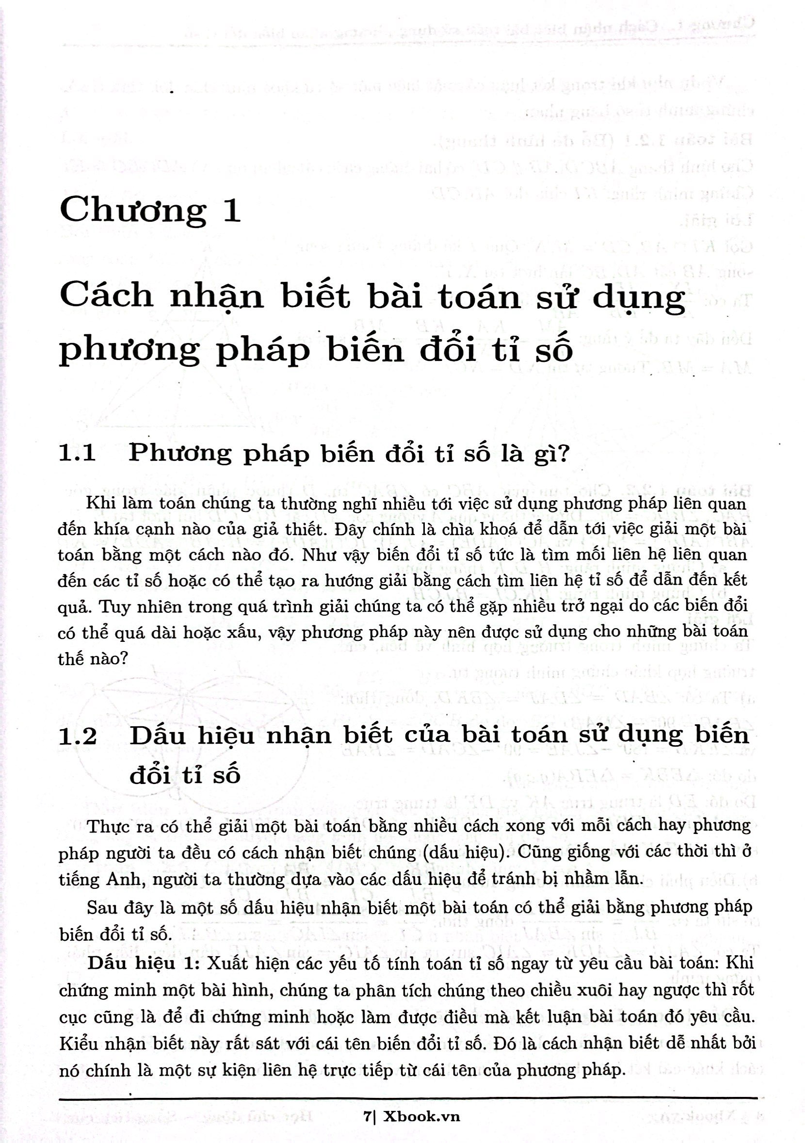 rèn luyện tư duy hình học phẳng qua bài toán biến đổi tỉ số (tái bản 2024)