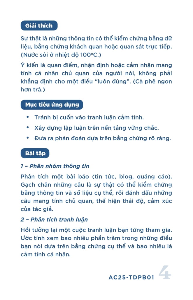 Ren Luyen Tu Duy Khac Biet - Tu Duy Phan Bien Thong Minh