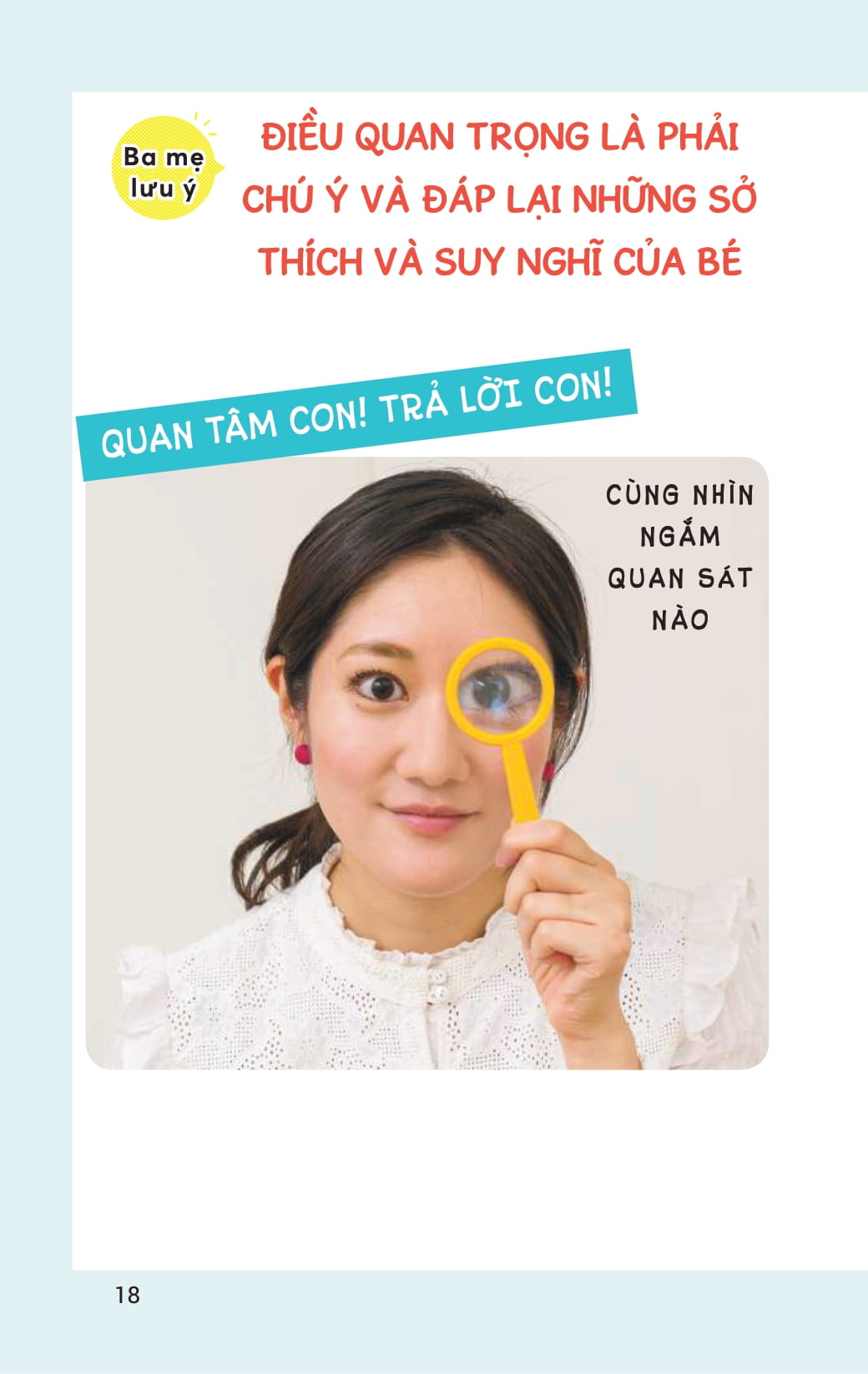 rèn luyện tư duy não bộ cho trẻ 0-3 tuổi