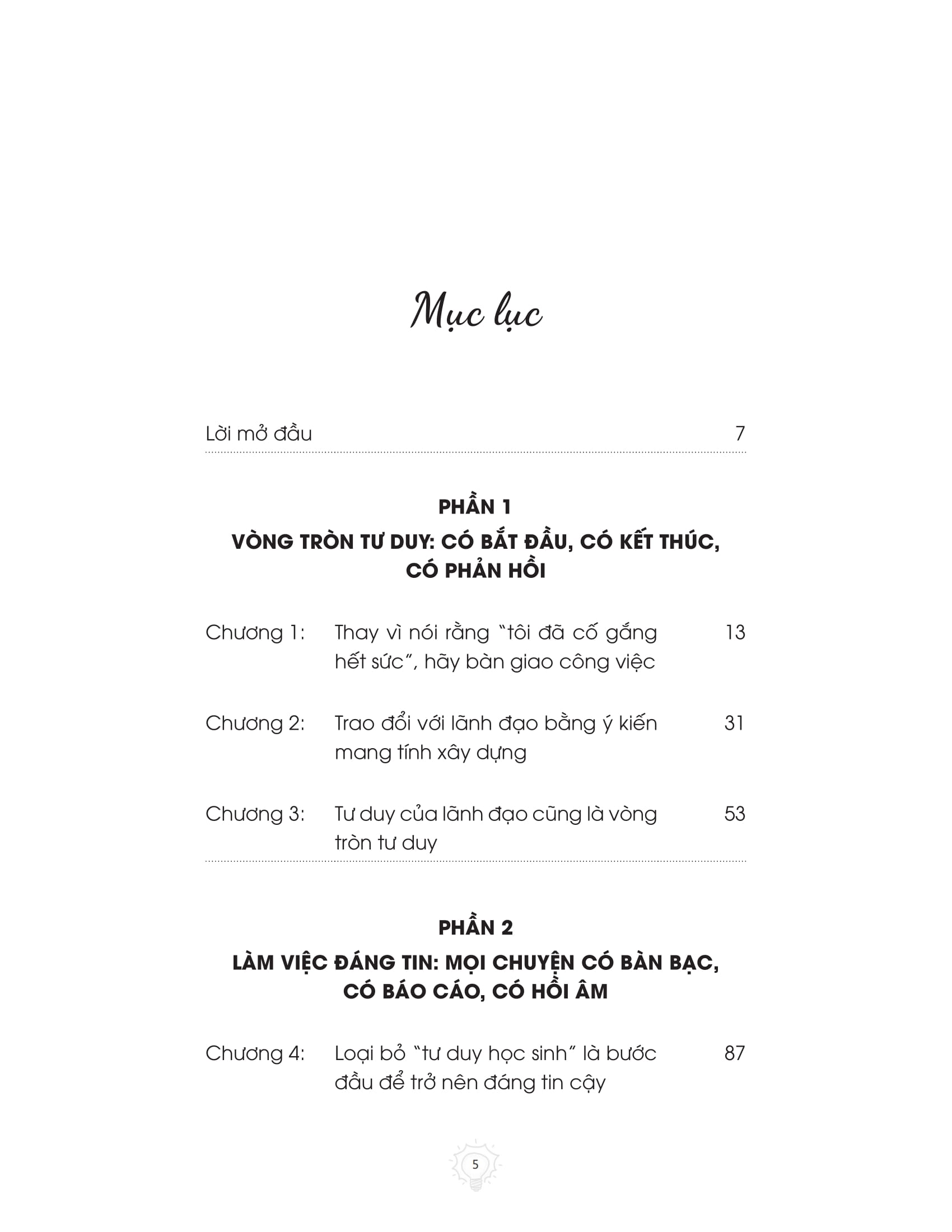 rèn luyện tư duy trong công việc