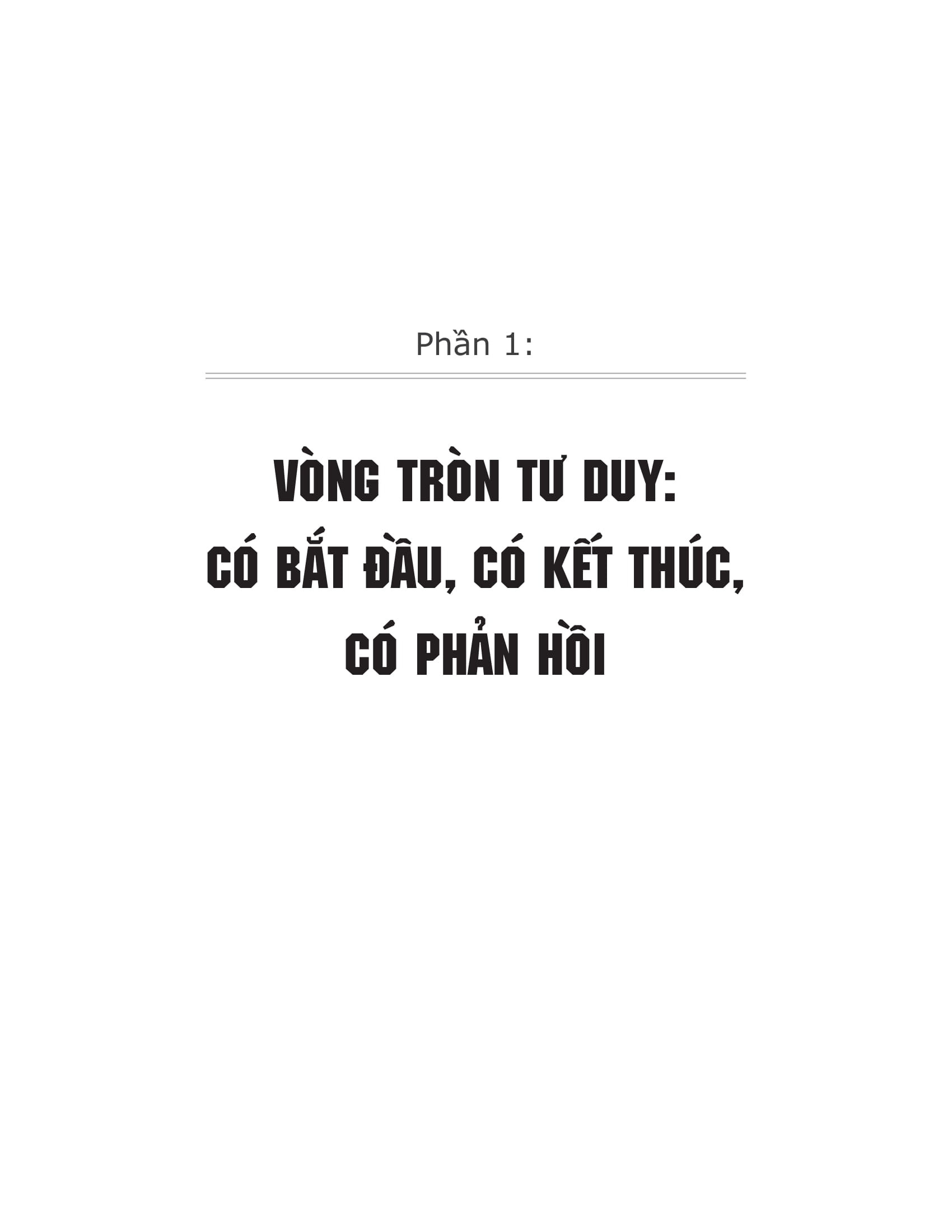 rèn luyện tư duy trong công việc
