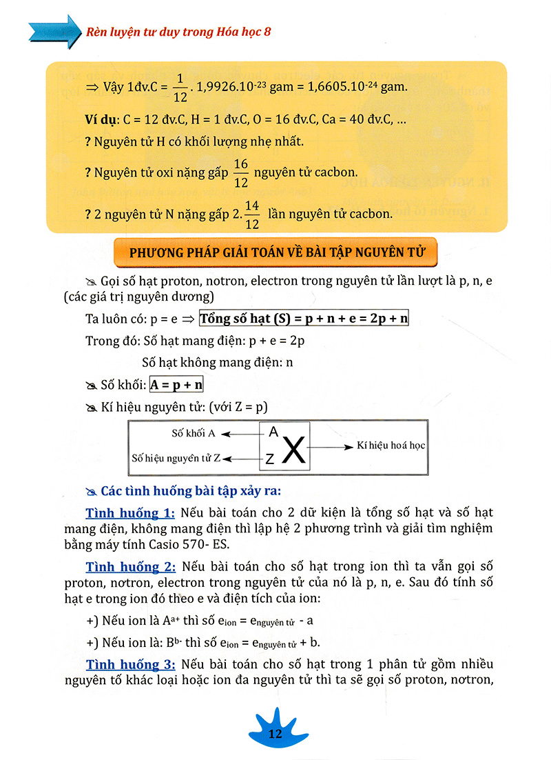 rèn luyện tư duy trong hóa học lớp 8