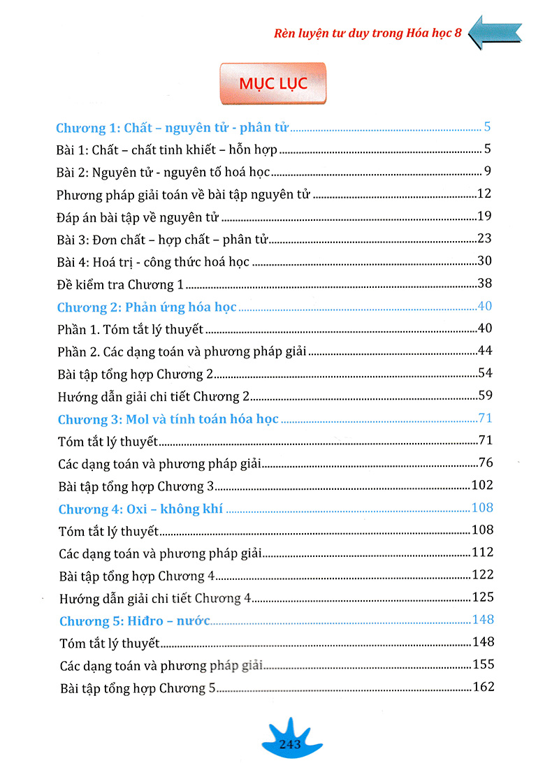 rèn luyện tư duy trong hóa học lớp 8