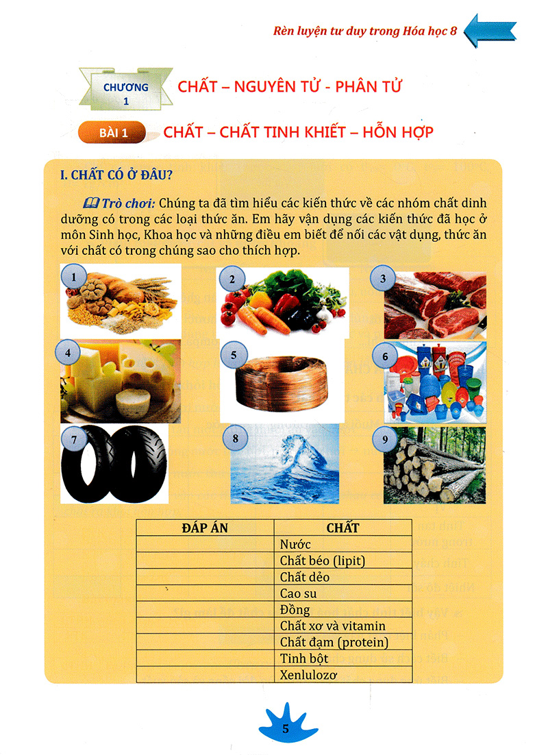 rèn luyện tư duy trong hóa học lớp 8