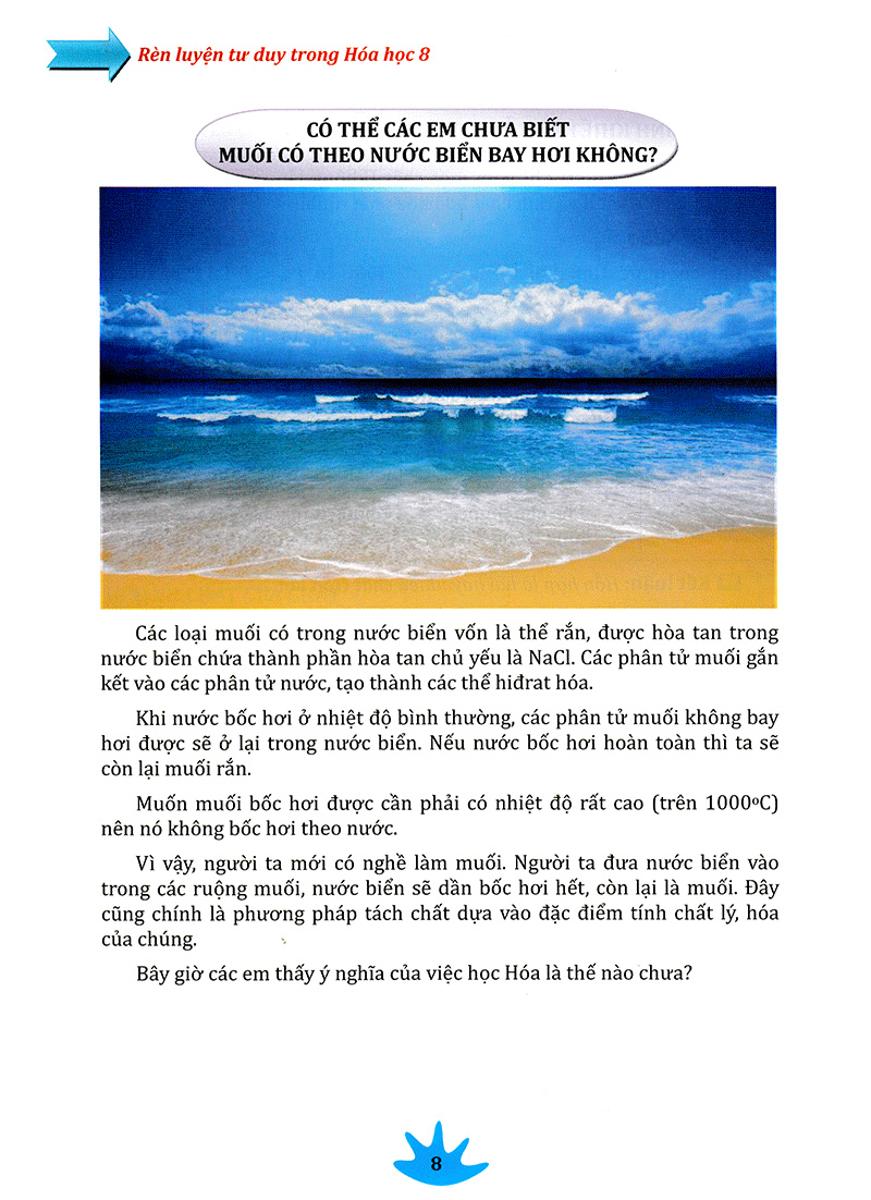 rèn luyện tư duy trong hóa học lớp 8